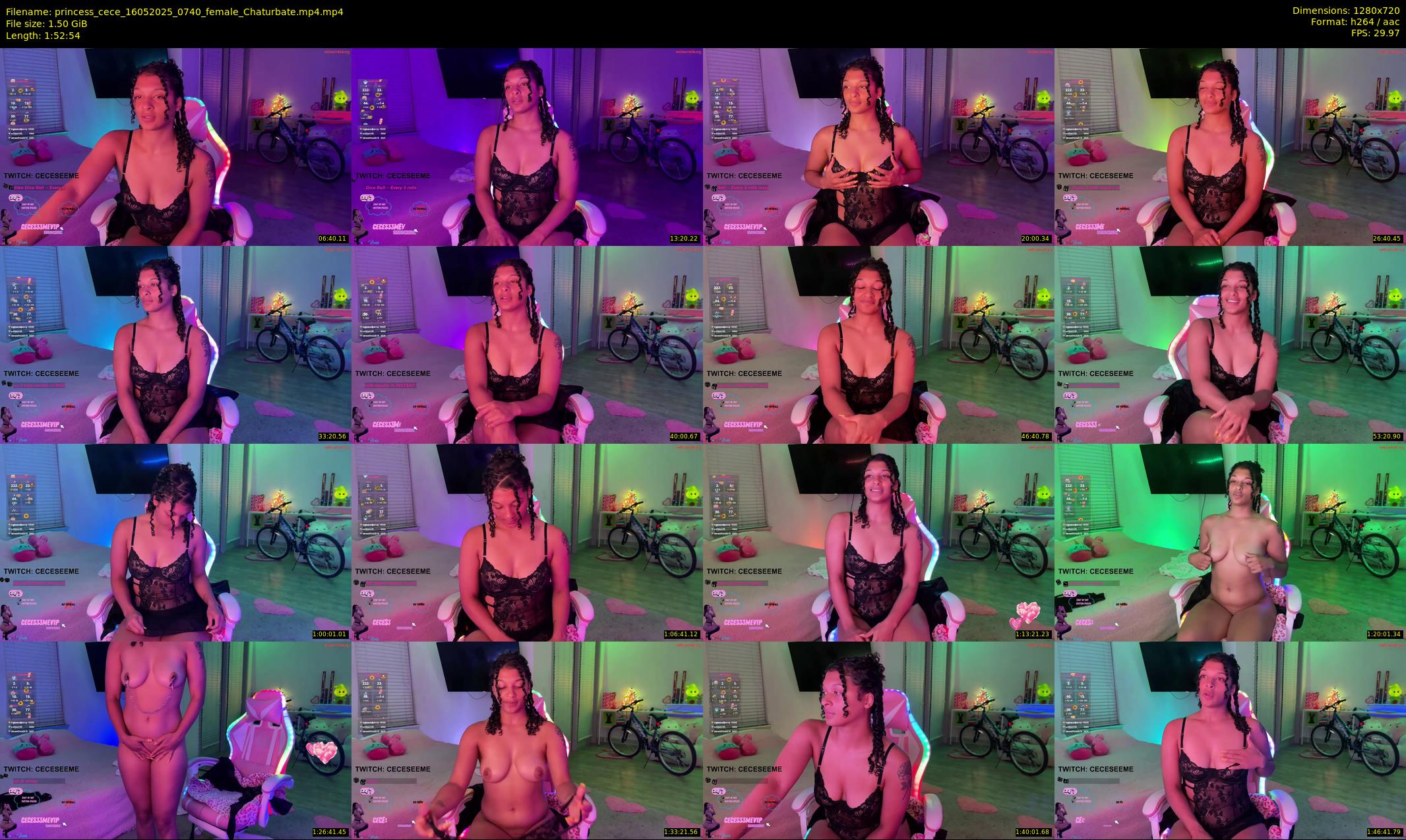princess_cece — 113 minute Chaturbate female cam show recording, 720p, May 16, 2025