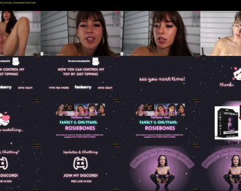 rosiebones — 60 minute Chaturbate female cam show recording, 720p, May 17, 2025