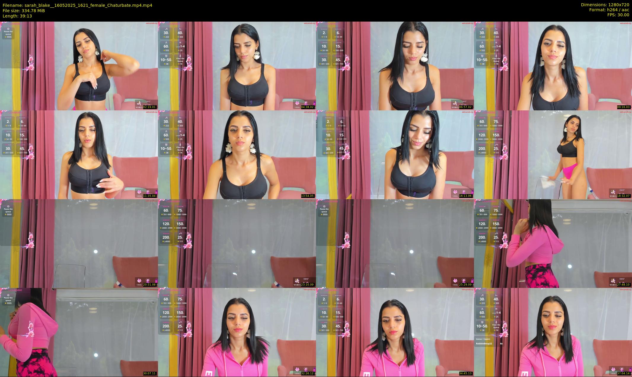 sarah_blake_ — 40 minute Chaturbate female cam show recording, 720p, May 16, 2025