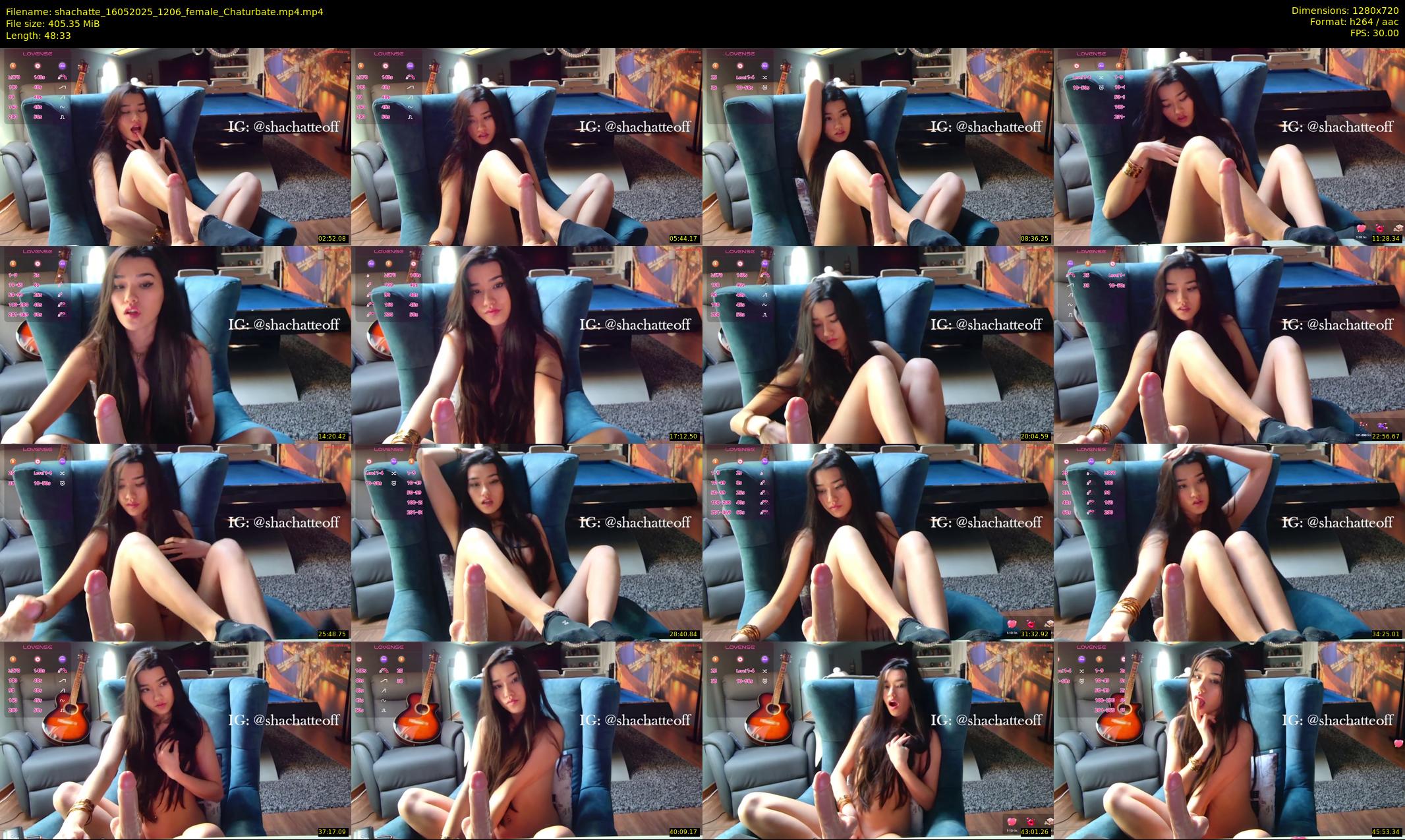 shachatte — 49 minute Chaturbate couple cam show recording, 720p, May 16, 2025