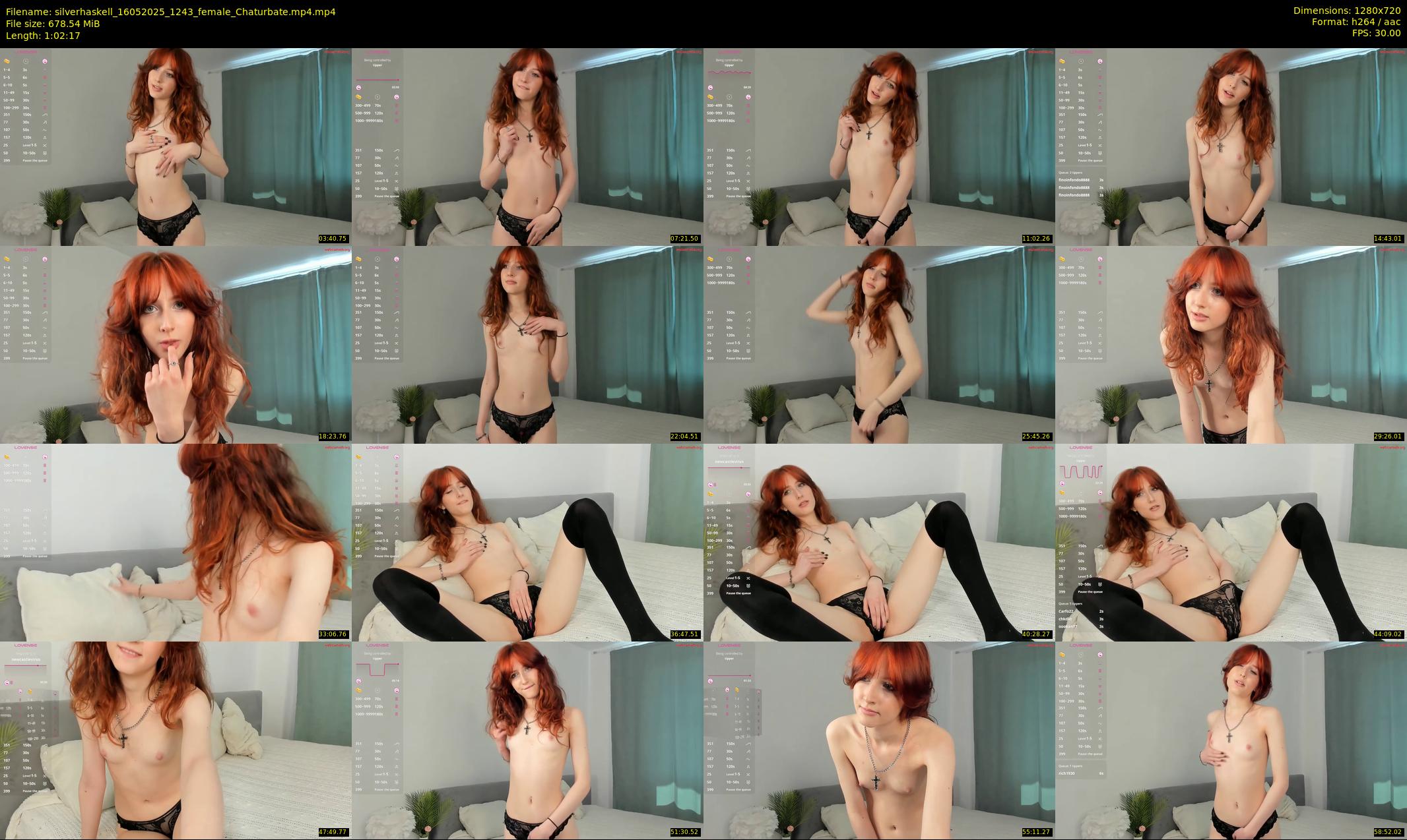 silverhaskell — 63 minute Chaturbate female cam show recording, 720p, May 16, 2025