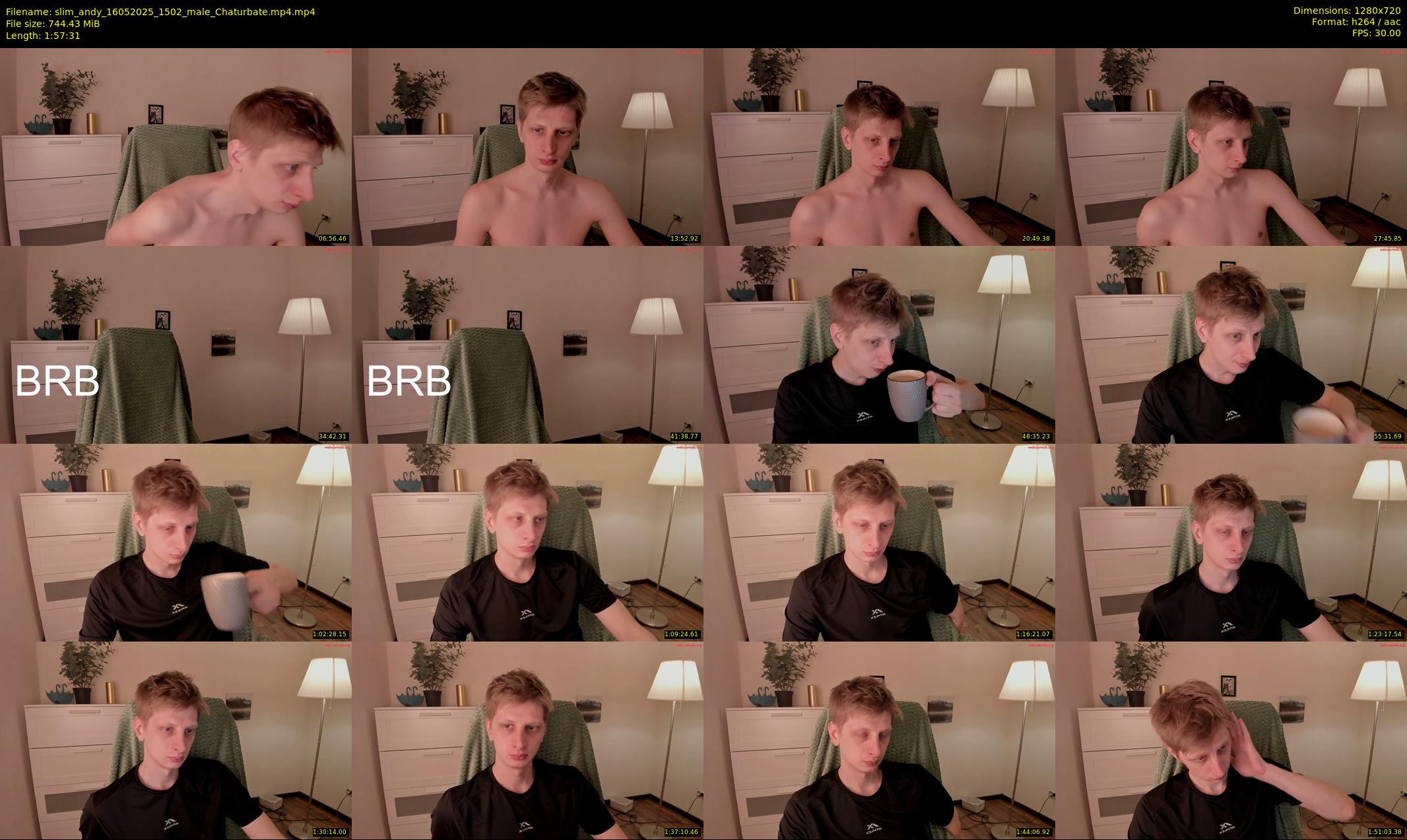 slim_andy — 118 minute Chaturbate male cam show recording, 720p, May 16, 2025