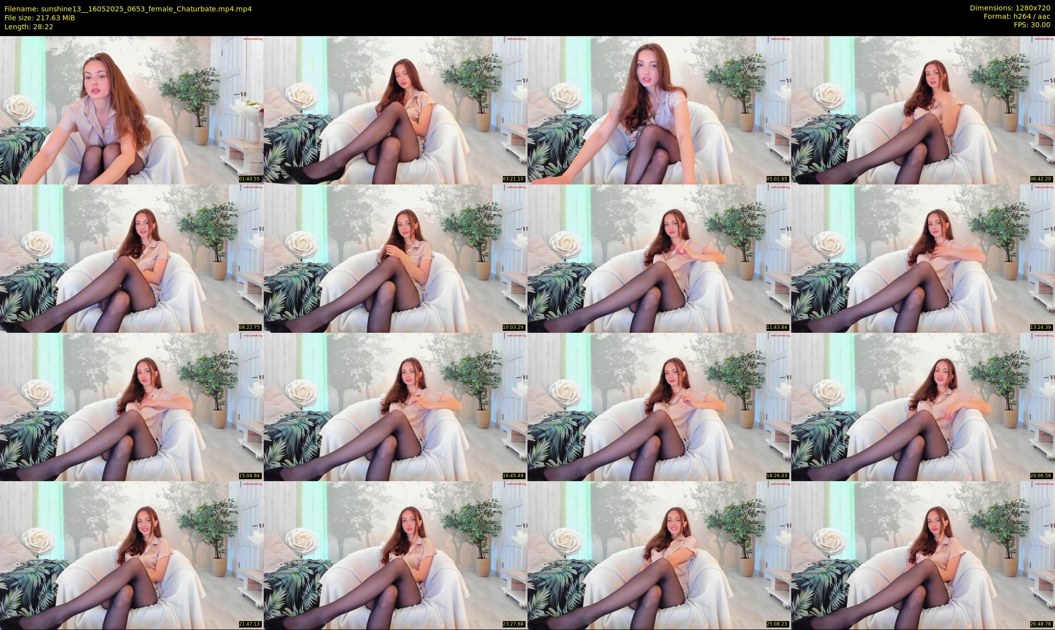 sunshine13_ — 29 minute Chaturbate female cam show recording, 720p, May 16, 2025