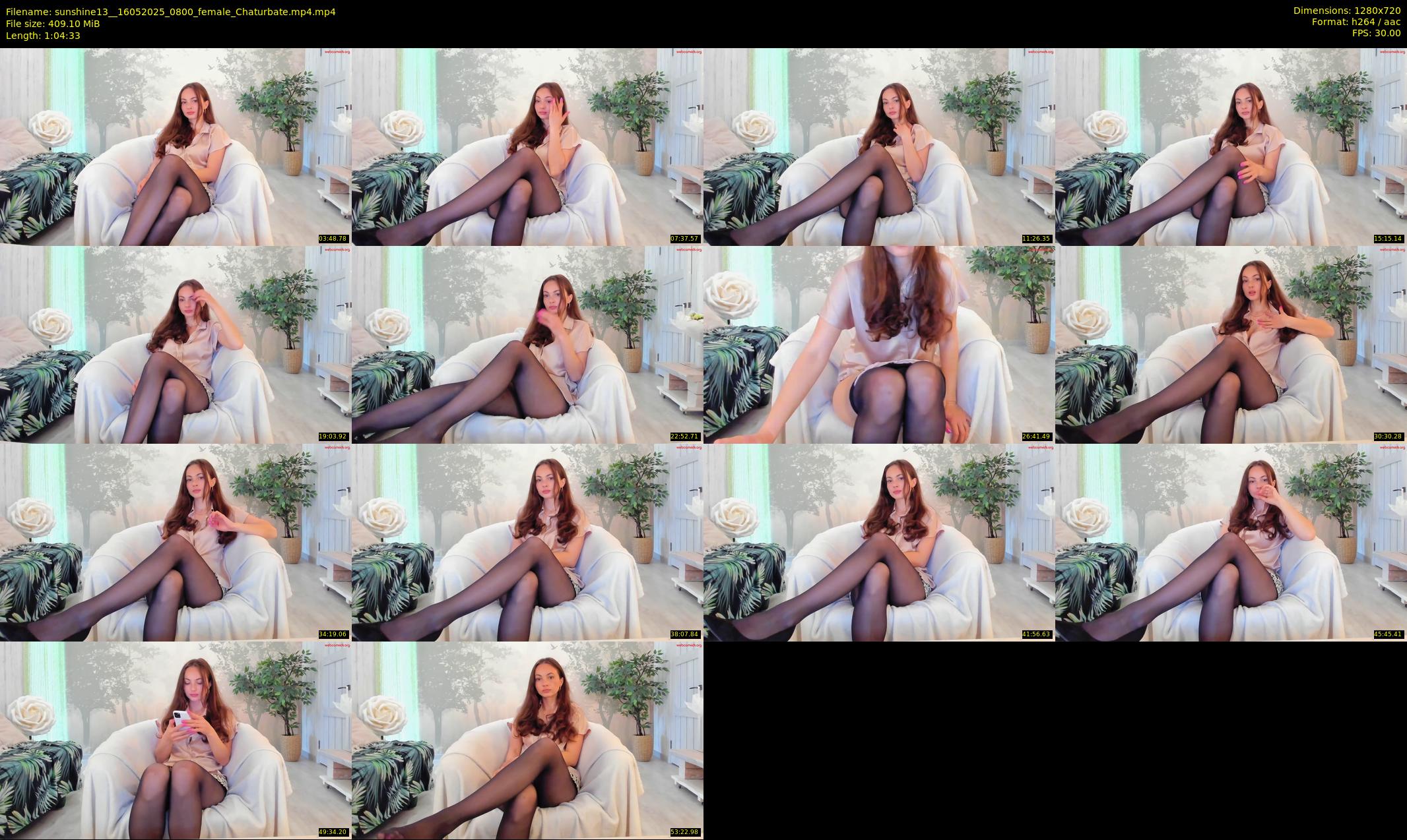 sunshine13_ — 65 minute Chaturbate female cam show recording, 720p, May 16, 2025