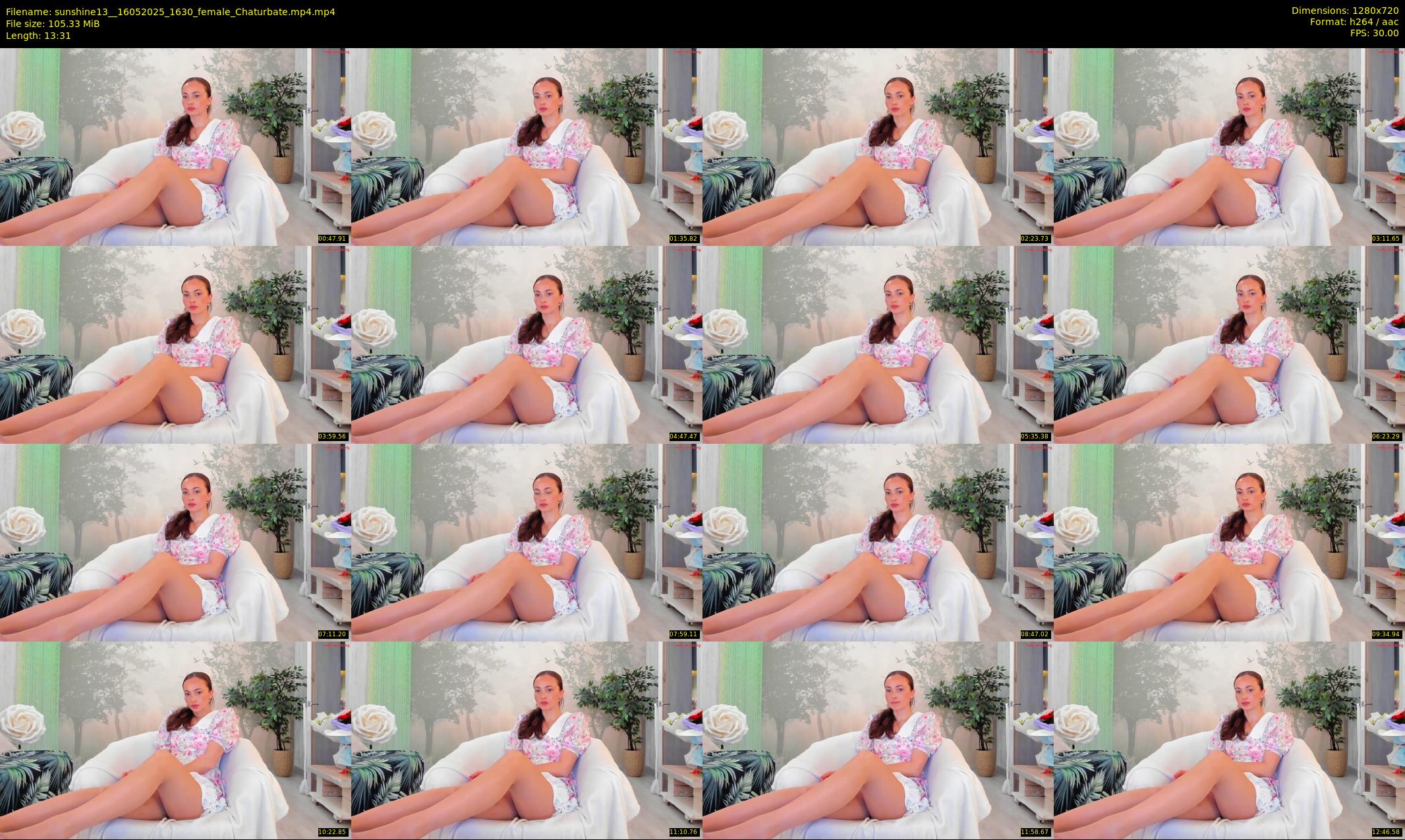 sunshine13_ — 14 minute Chaturbate female cam show recording, 720p, May 16, 2025