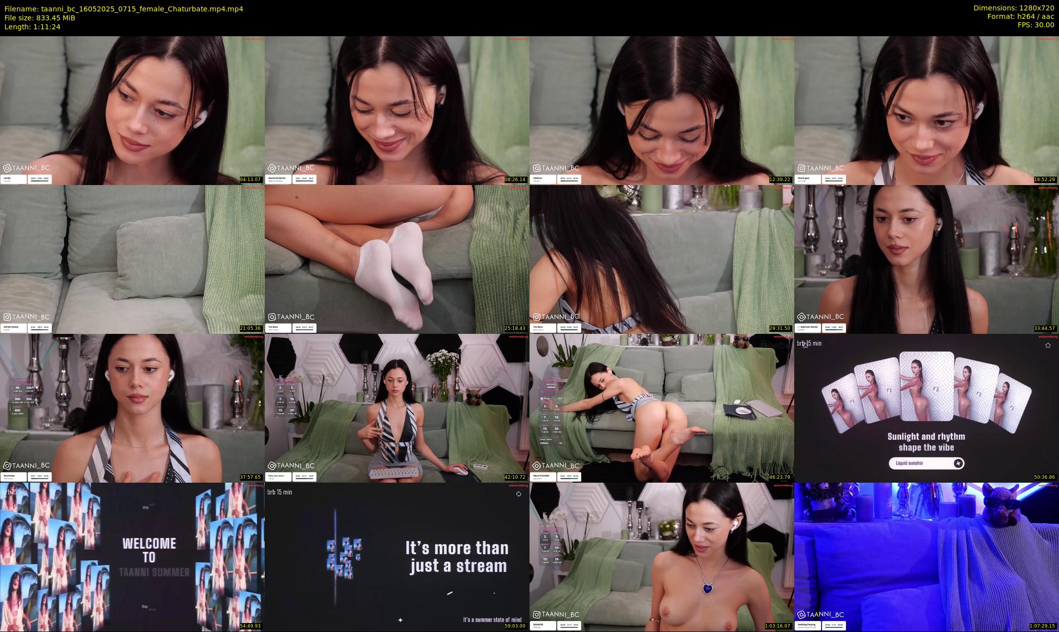 taanni_bc — 72 minute Chaturbate female cam show recording, 720p, May 16, 2025