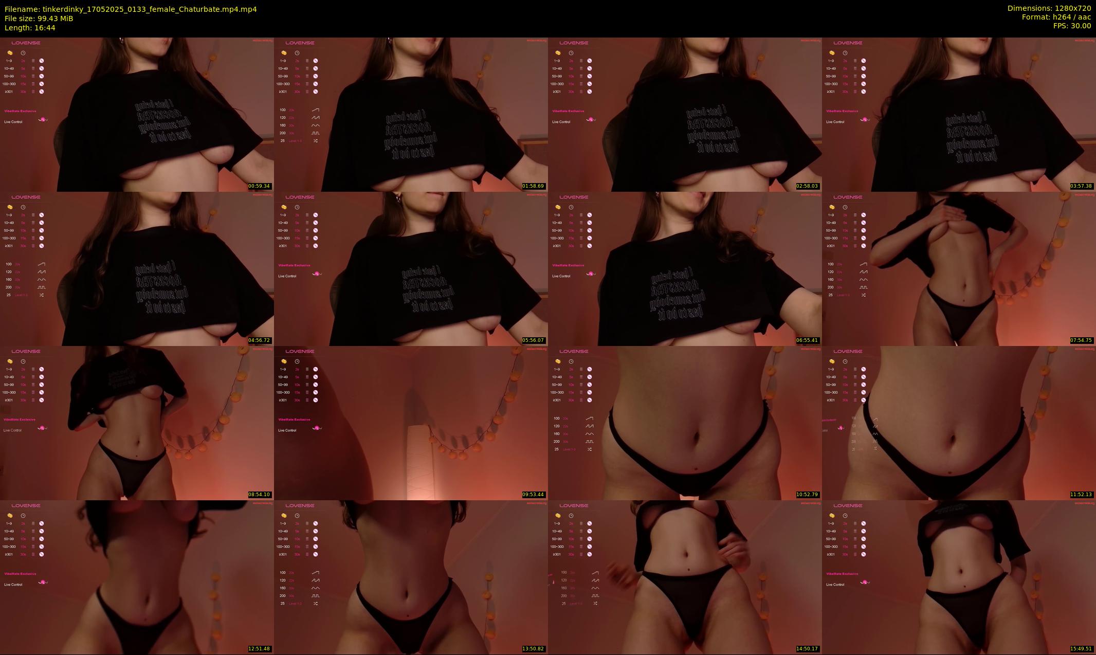 tinkerdinky — 17 minute Chaturbate female cam show recording, 720p, May 17, 2025