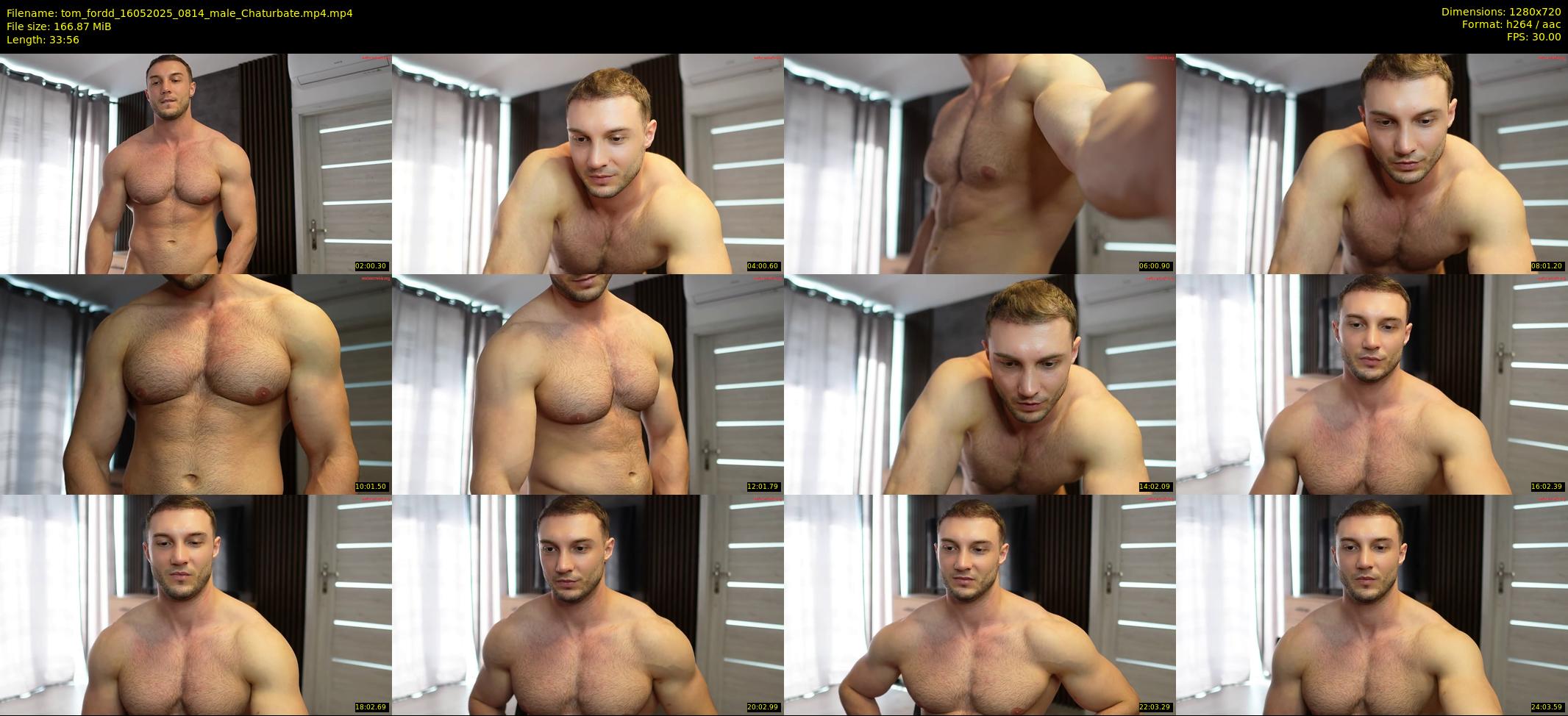 tom_fordd — 34 minute Chaturbate male cam show recording, 720p, May 16, 2025