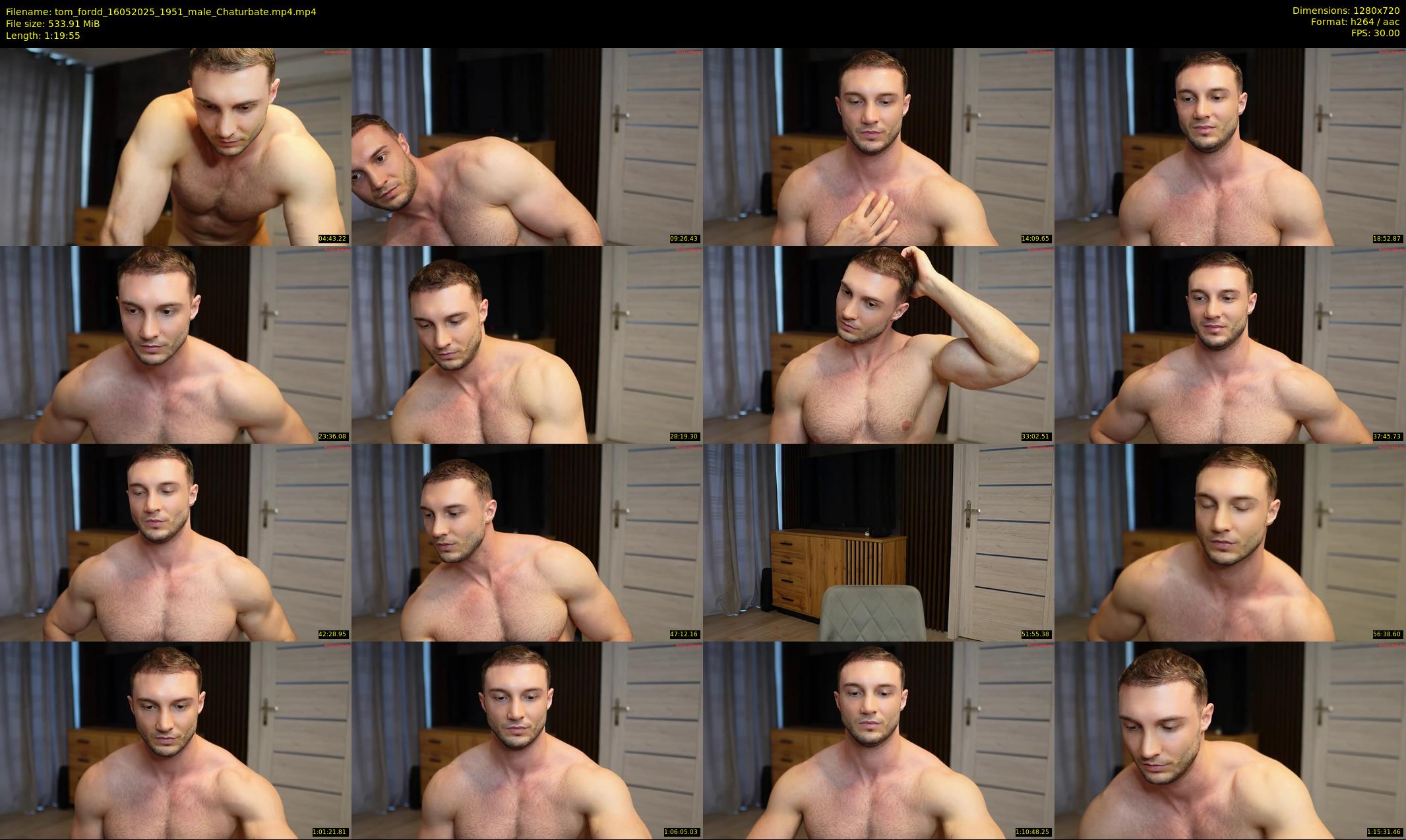 tom_fordd — 80 minute Chaturbate male cam show recording, 720p, May 16, 2025