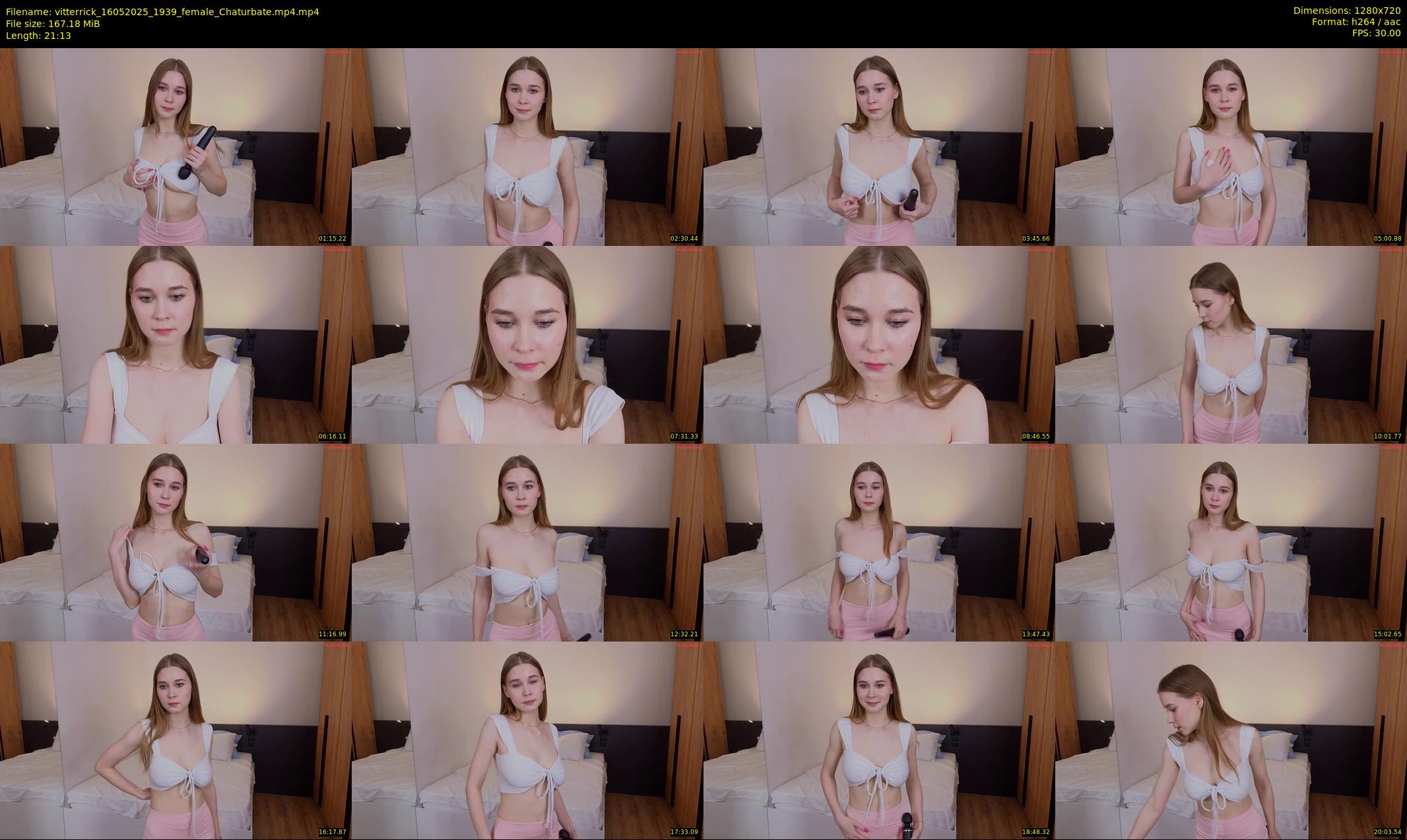 vitterrick — 22 minute Chaturbate female cam show recording, 720p, May 16, 2025