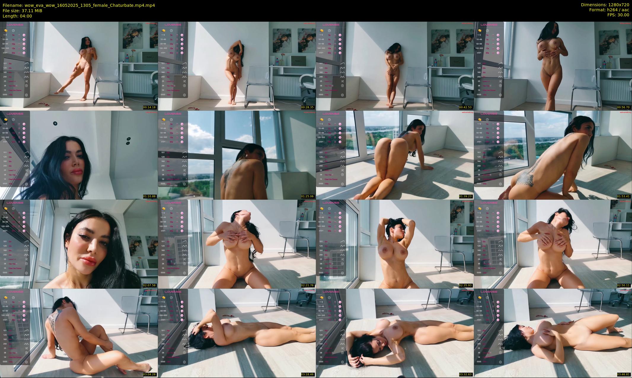 wow_eva_wow — 4 minute Chaturbate female cam show recording, 720p, May 16, 2025