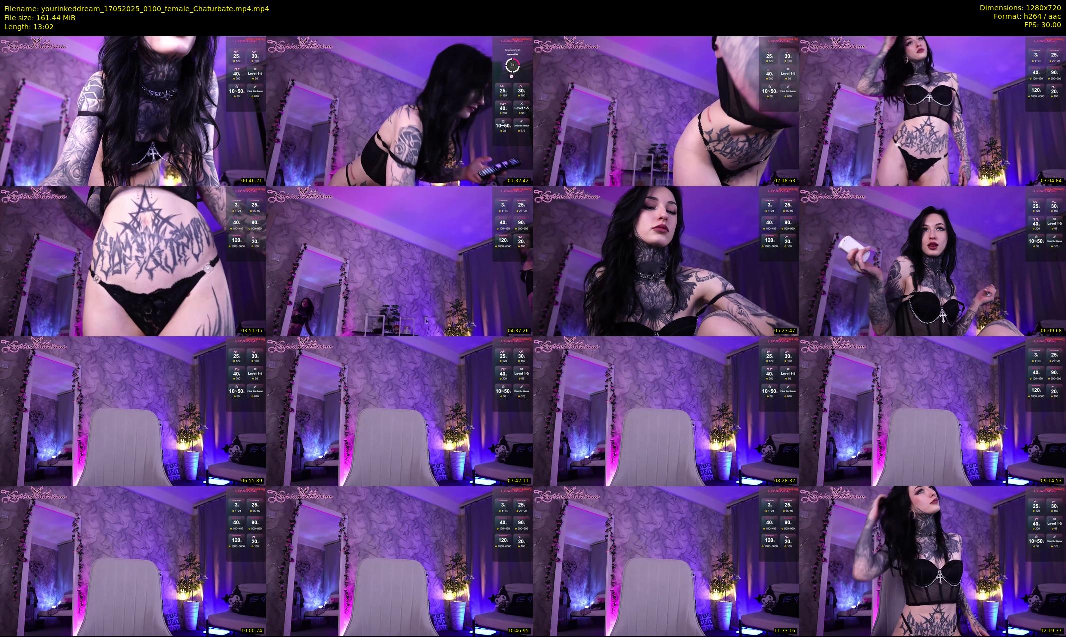 yourinkeddream — 14 minute Chaturbate couple cam show recording, 720p, May 17, 2025