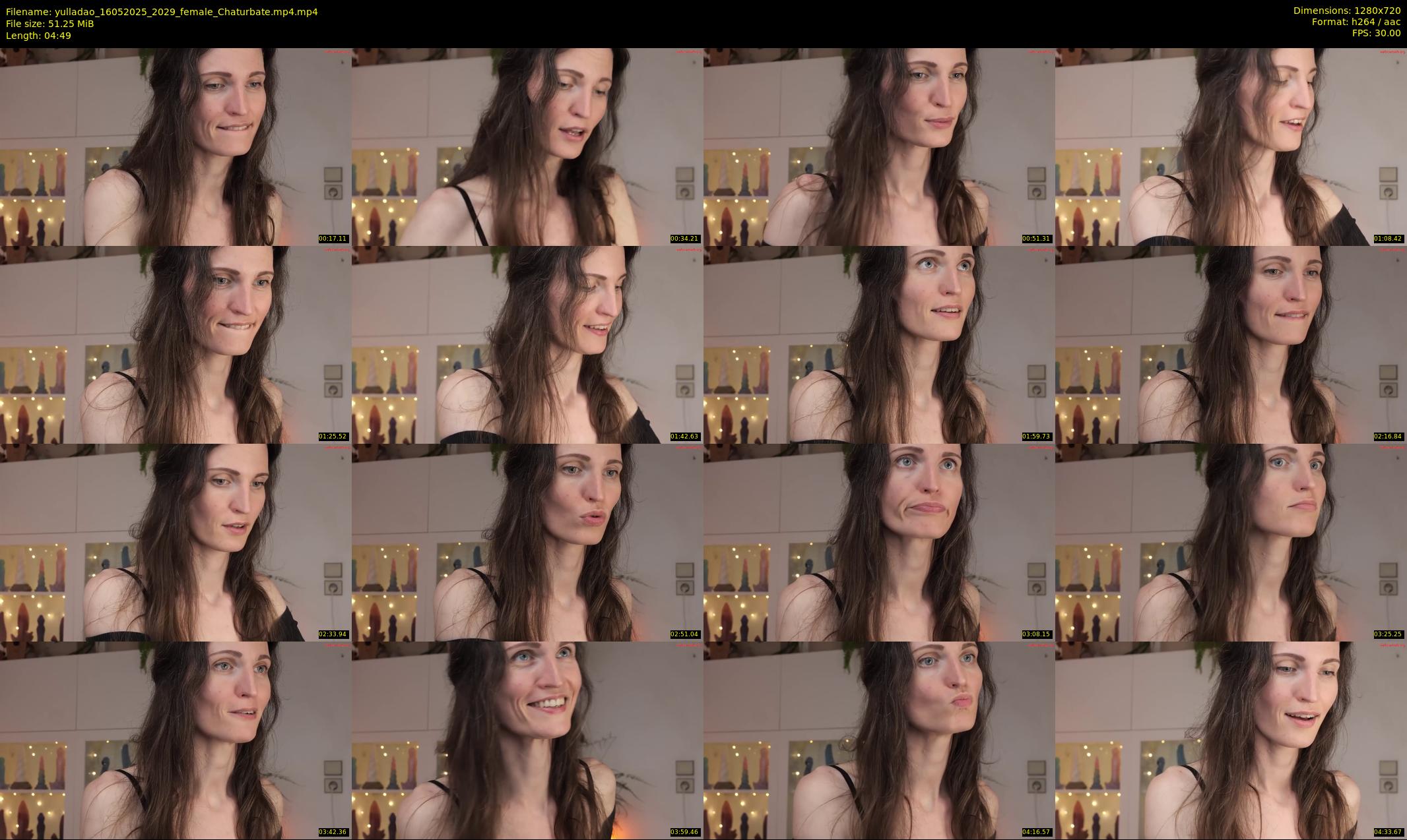 yulladao — 5 minute Chaturbate female cam show recording, 720p, May 16, 2025