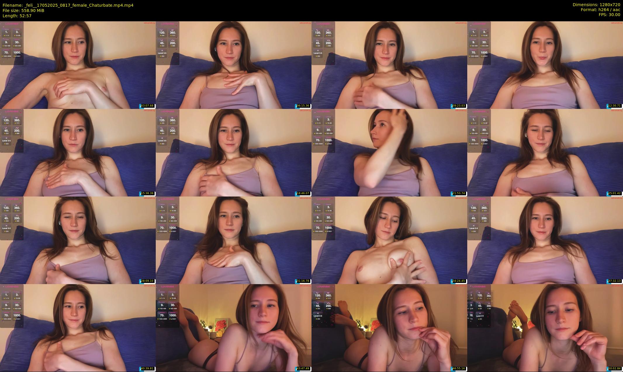 _feli_ — 53 minute Chaturbate female cam show recording, 720p, May 17, 2025