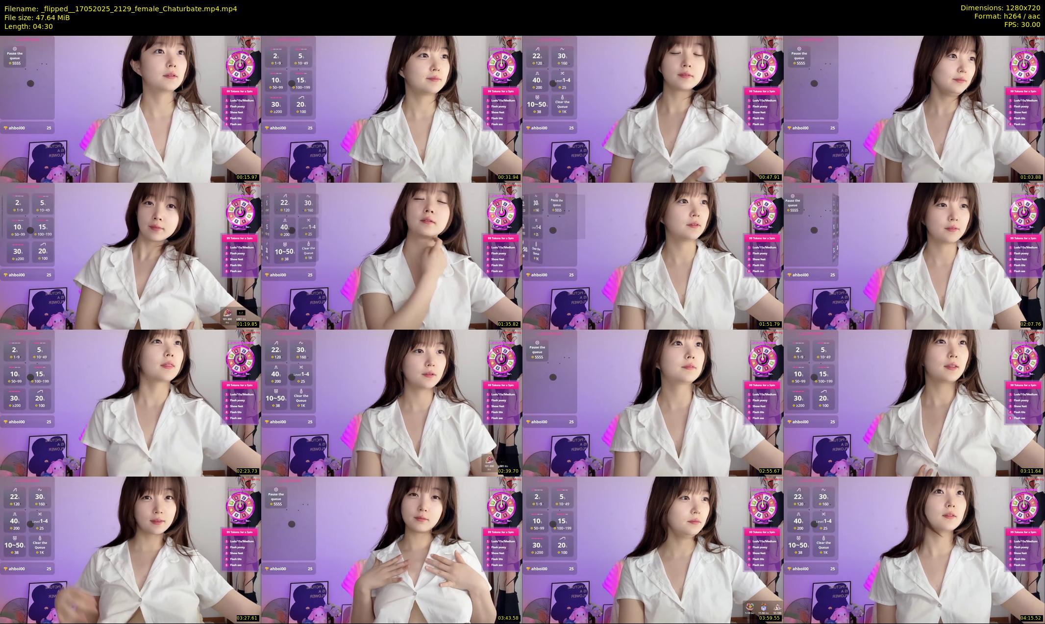 _flipped_ — 5 minute Chaturbate female cam show recording, 720p, May 17, 2025
