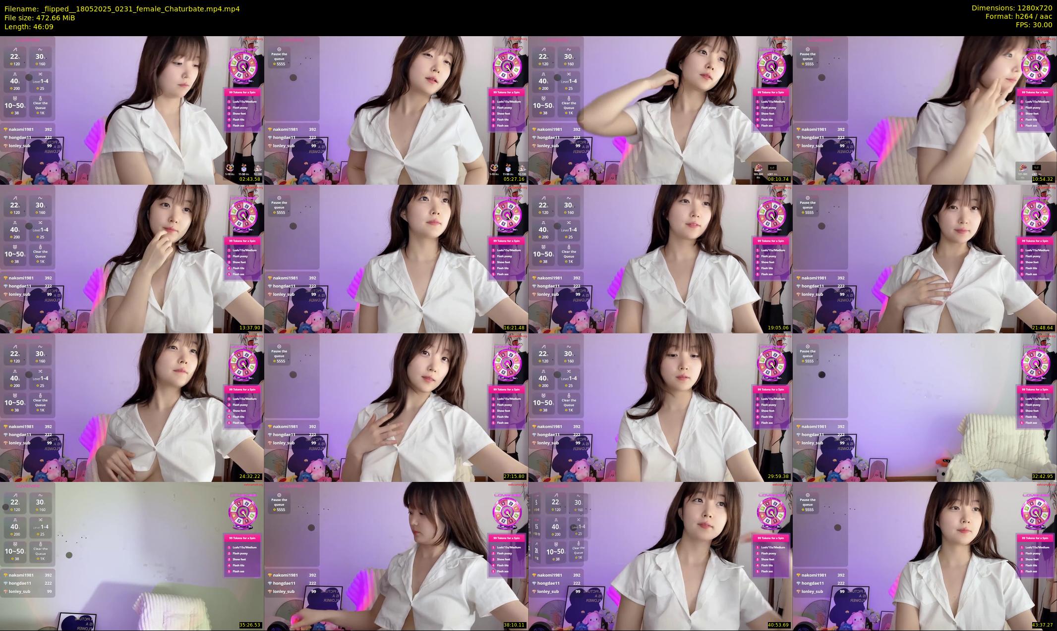 _flipped_ — 47 minute Chaturbate female cam show recording, 720p, May 18, 2025