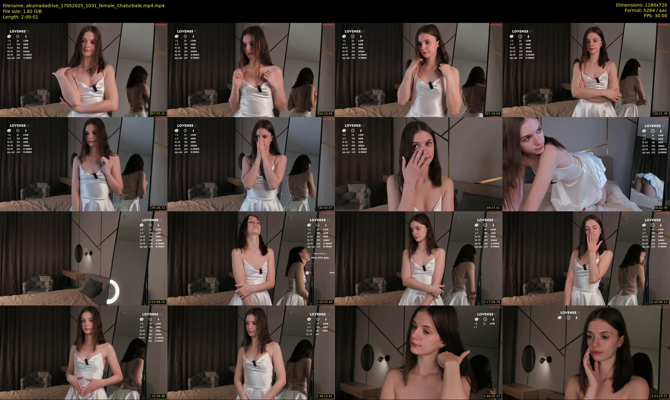 akumadadrive — 121 minute Chaturbate female cam show recording, 720p, May 17, 2025