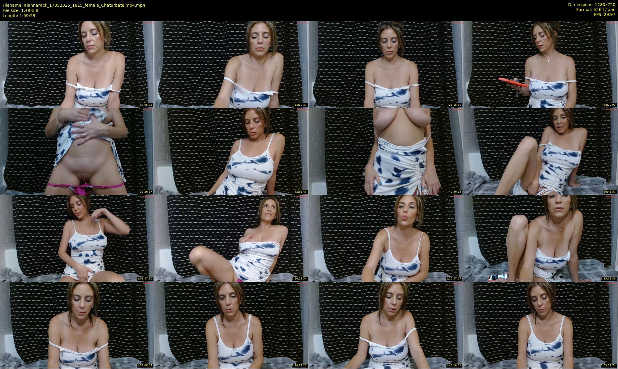 alannarack — 120 minute Chaturbate female cam show recording, 720p, May 17, 2025
