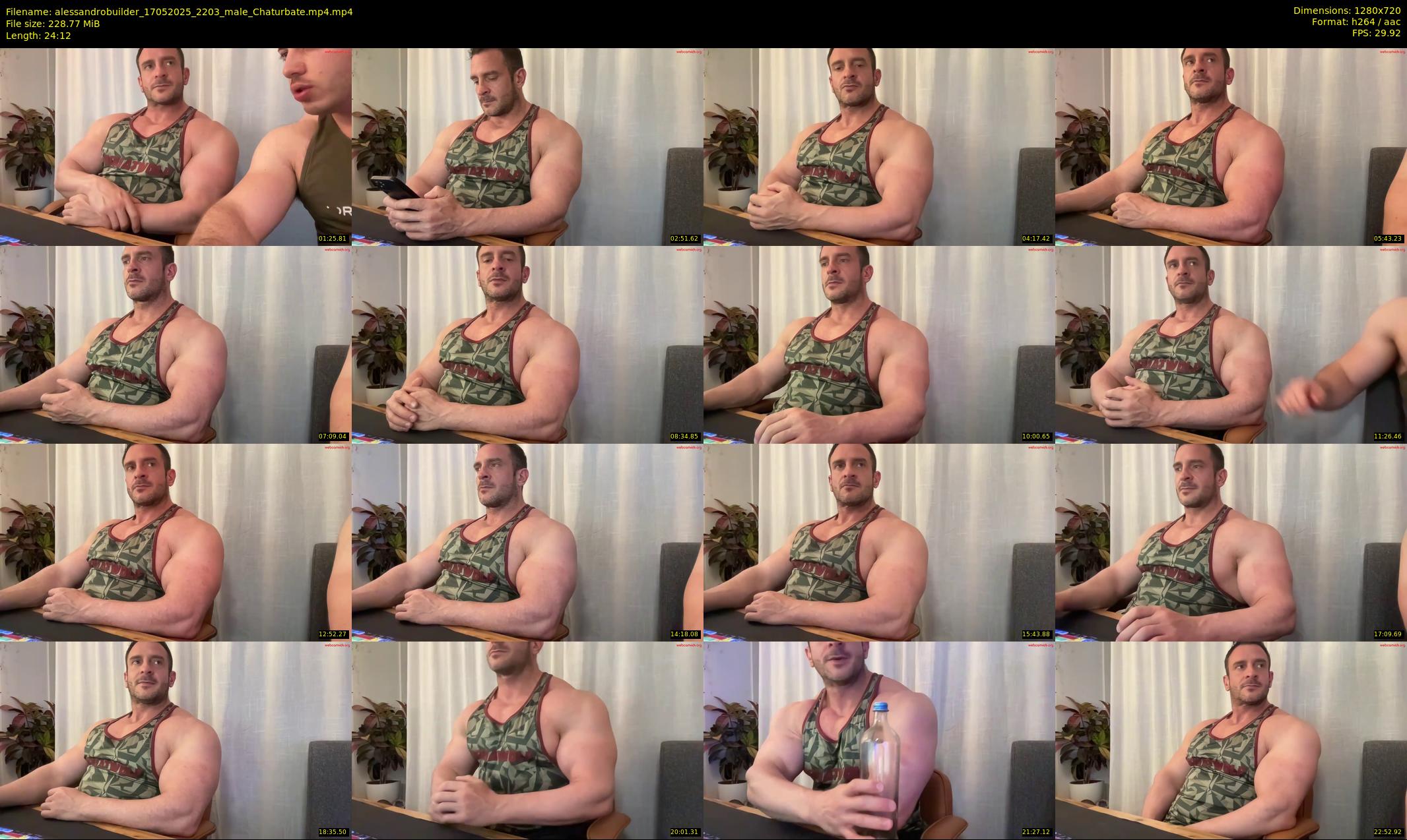 alessandrobuilder — 25 minute Chaturbate couple cam show recording, 720p, May 17, 2025