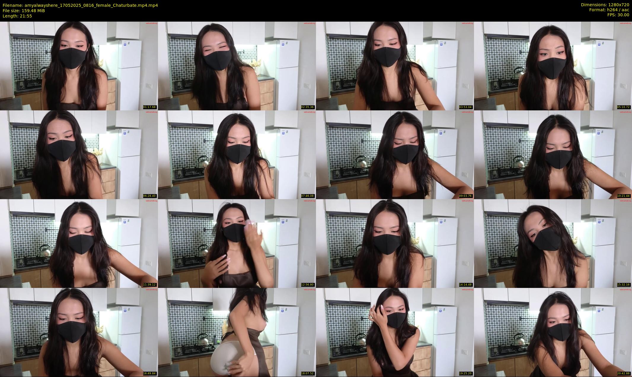 amyalwayshere — 22 minute Chaturbate female cam show recording, 720p, May 17, 2025