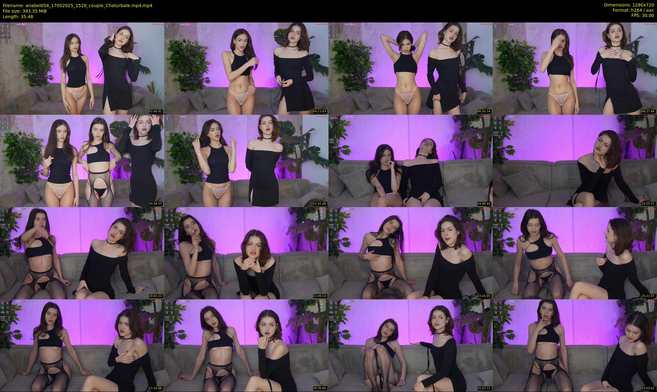 anabel054 — 36 minute Chaturbate female cam show recording, 720p, May 17, 2025