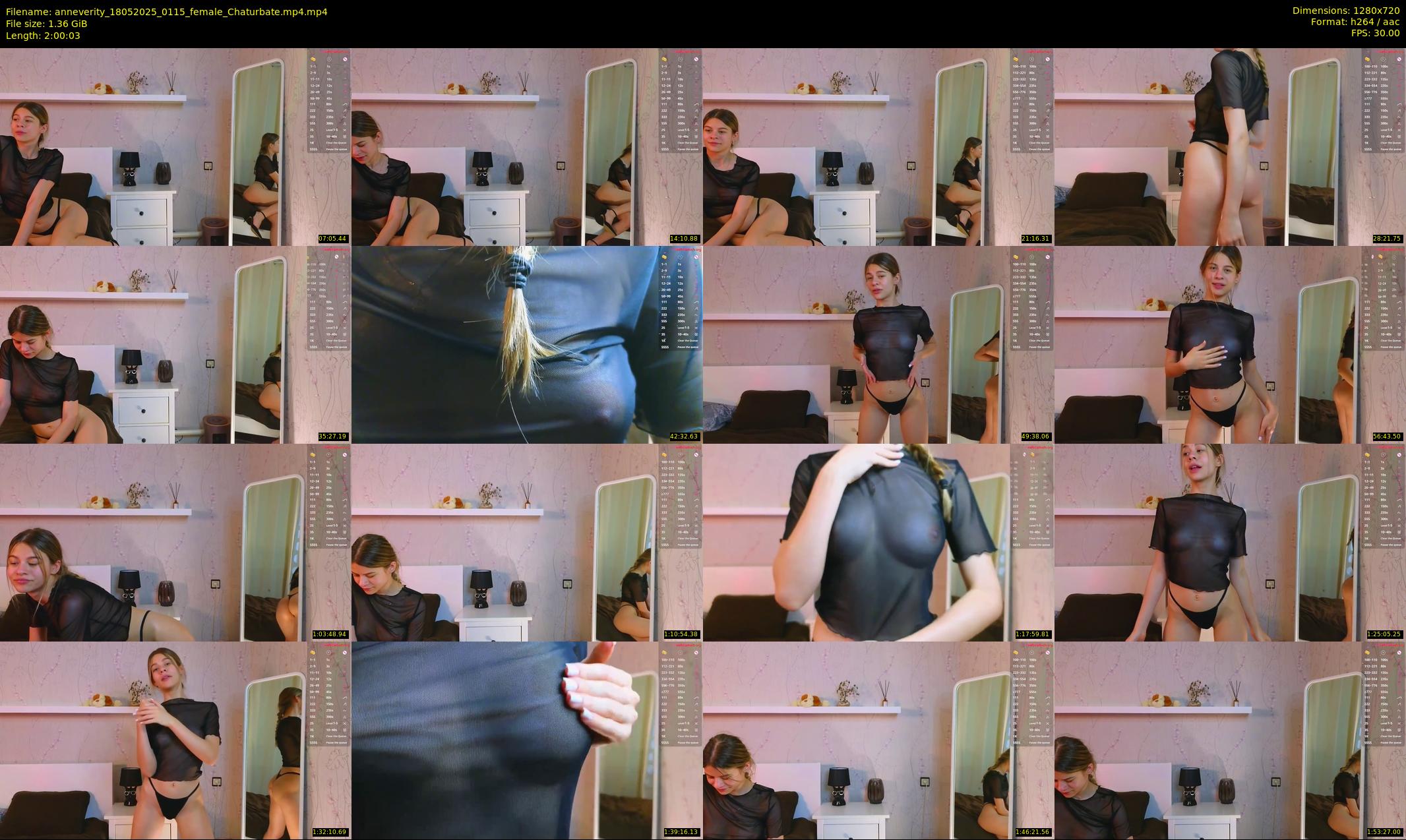 anneverity — 121 minute Chaturbate female cam show recording, 720p, May 18, 2025