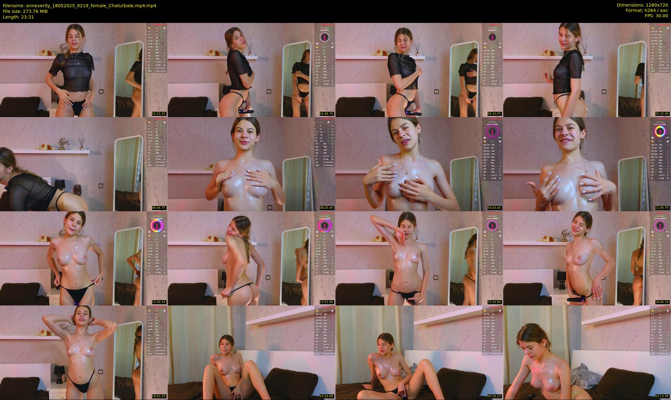 anneverity — 24 minute Chaturbate female cam show recording, 720p, May 18, 2025