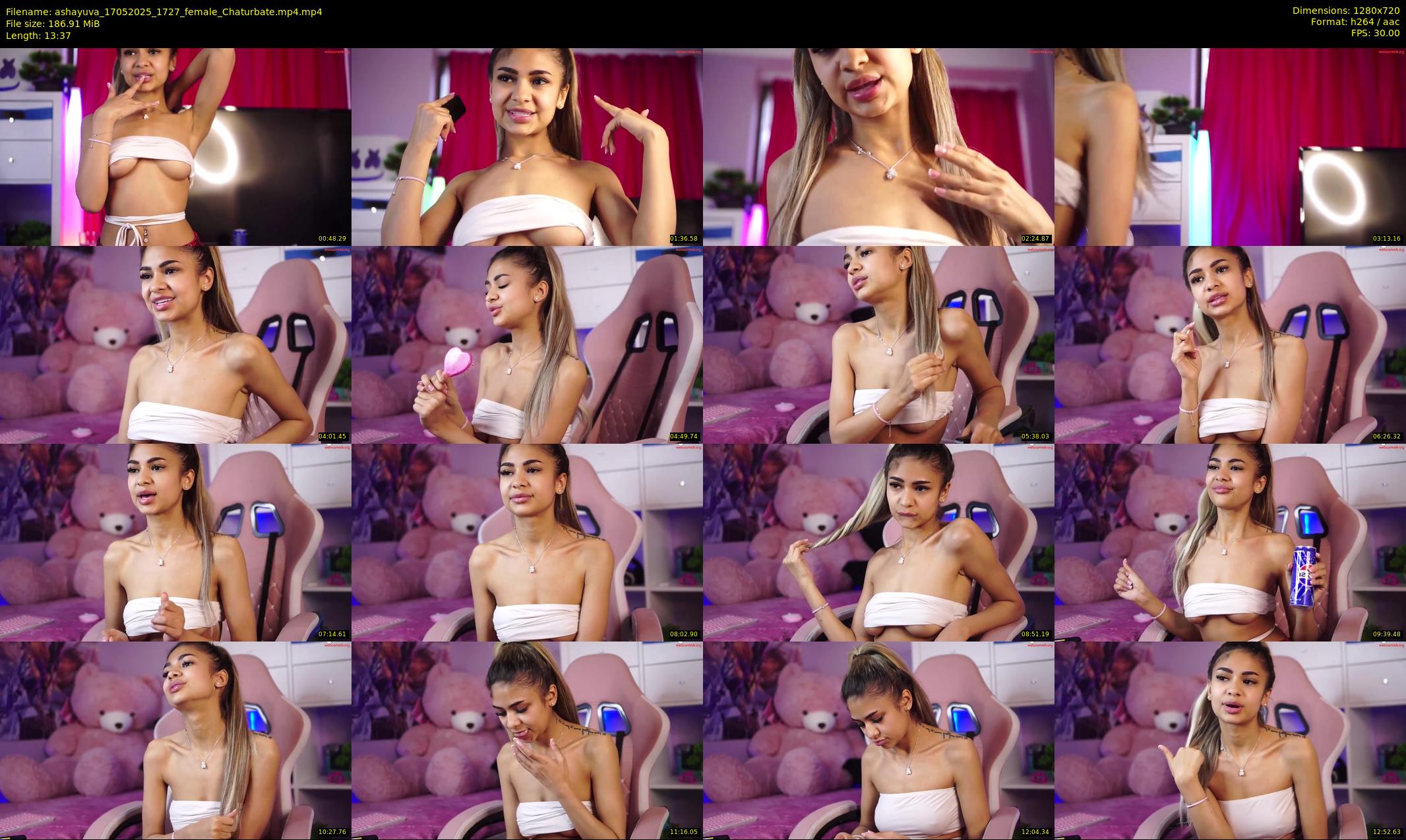 ashayuva — 14 minute Chaturbate female cam show recording, 720p, May 17, 2025