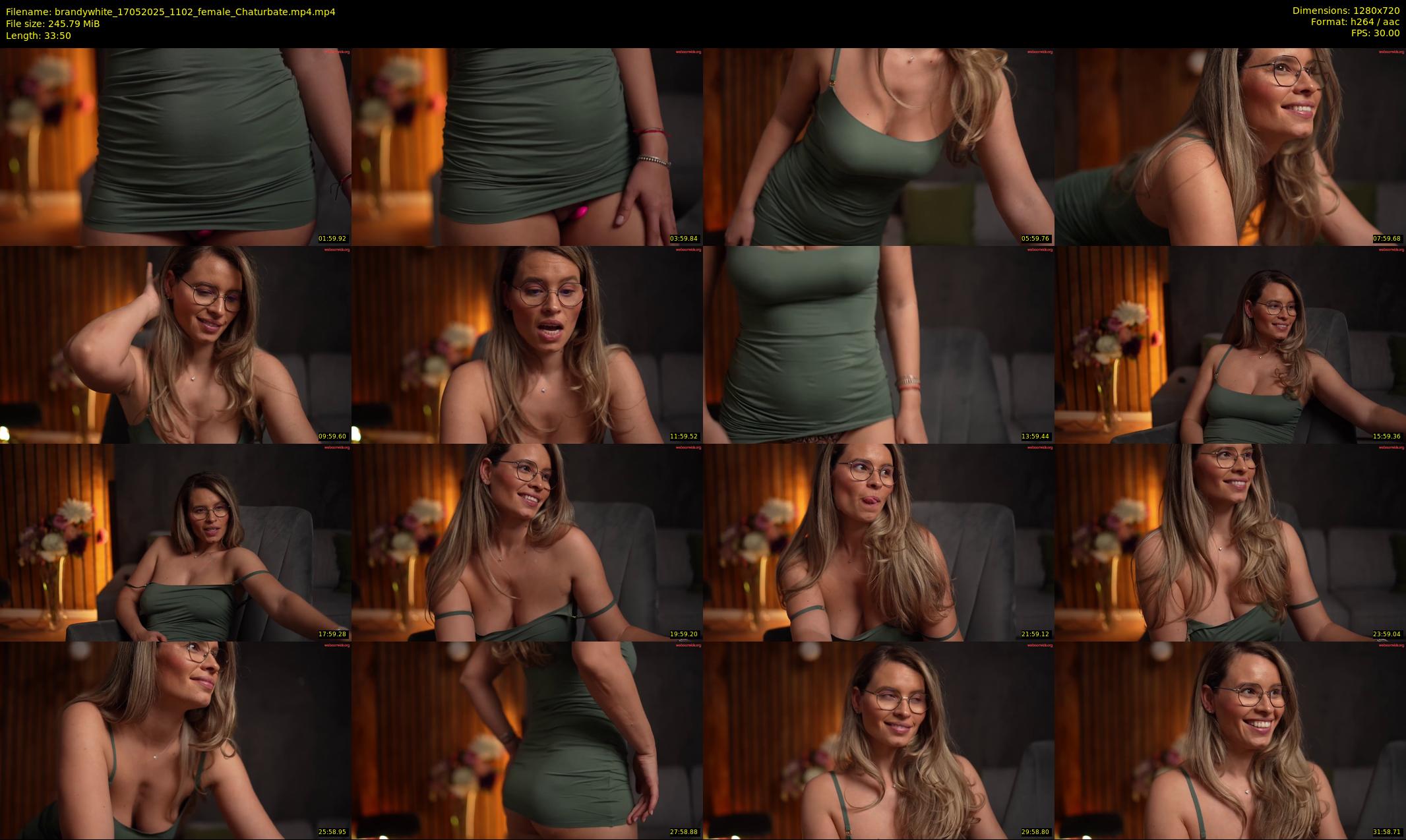 brandywhite — 34 minute Chaturbate female cam show recording, 720p, May 17, 2025