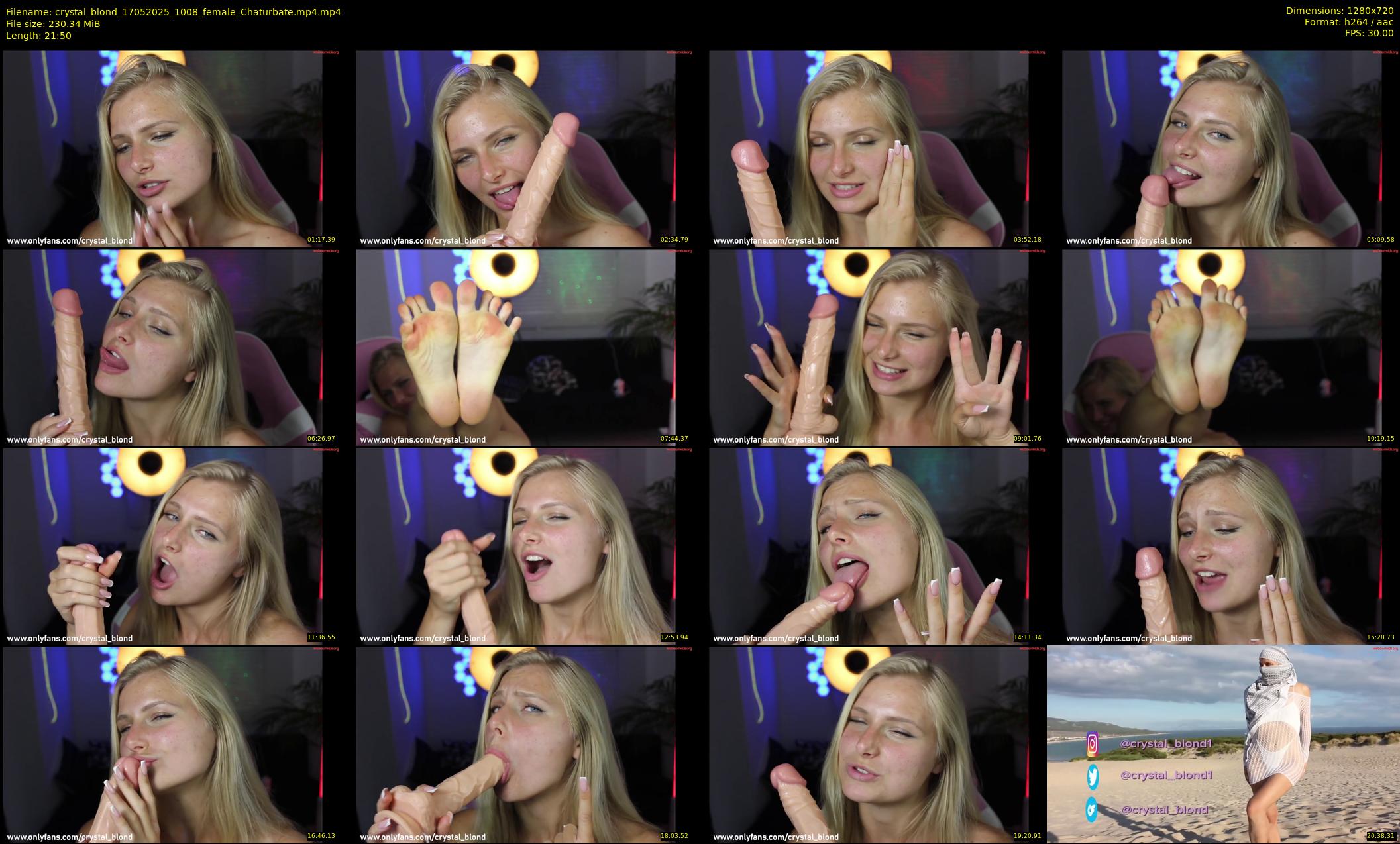 crystal_blond — 22 minute Chaturbate female cam show recording, 720p, May 17, 2025