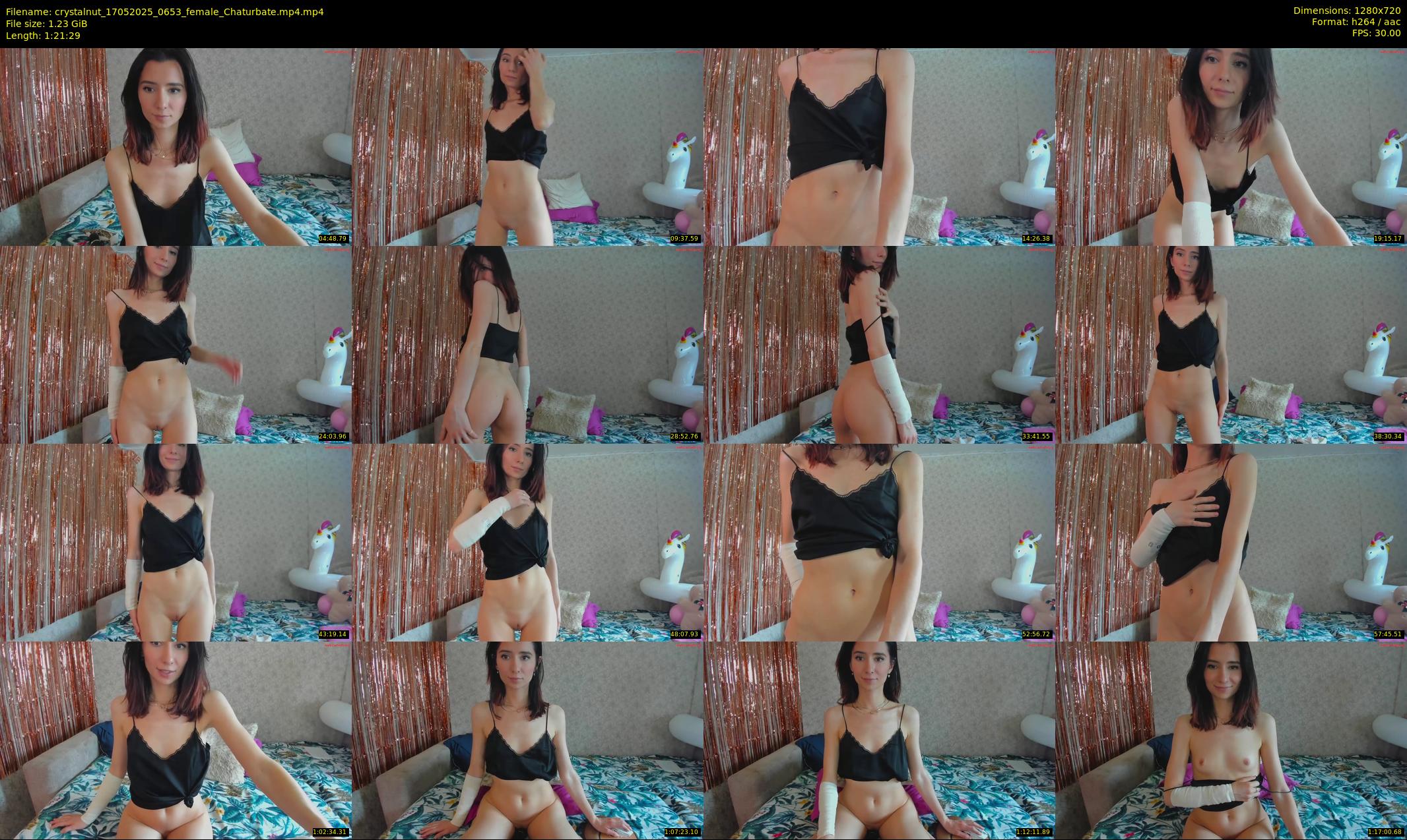 crystalnut — 82 minute Chaturbate female cam show recording, 720p, May 17, 2025
