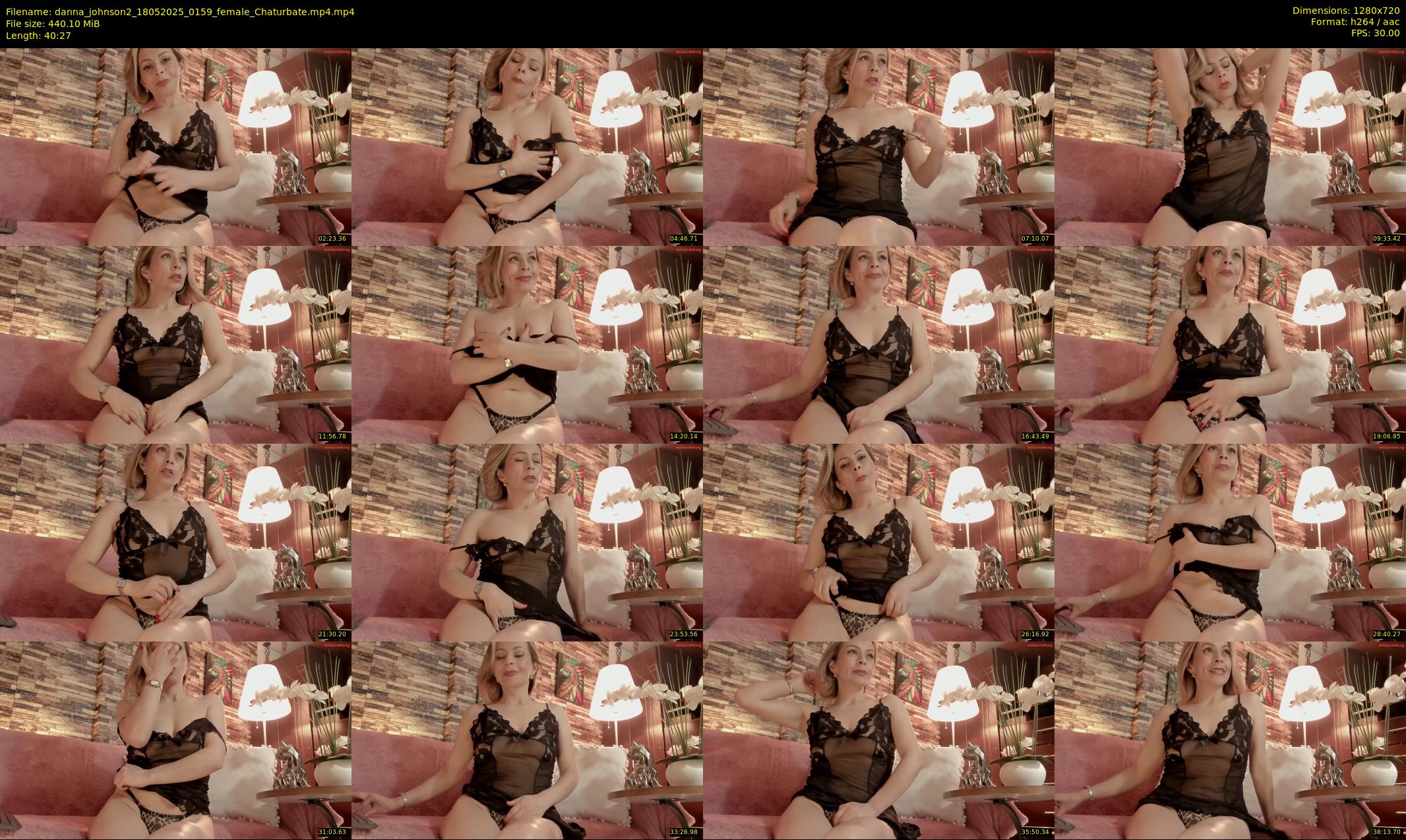 danna_johnson2 — 41 minute Chaturbate female cam show recording, 720p, May 18, 2025