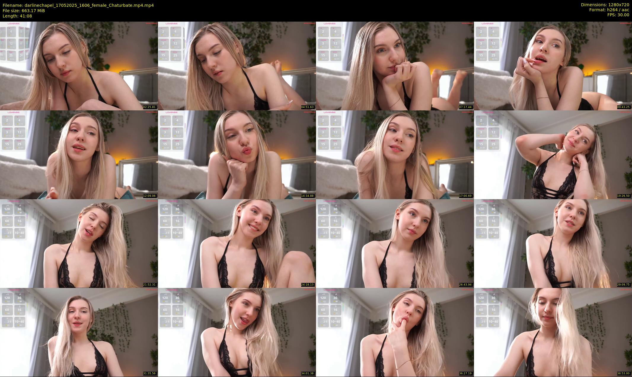 darlinechapel — 42 minute Chaturbate female cam show recording, 720p, May 17, 2025