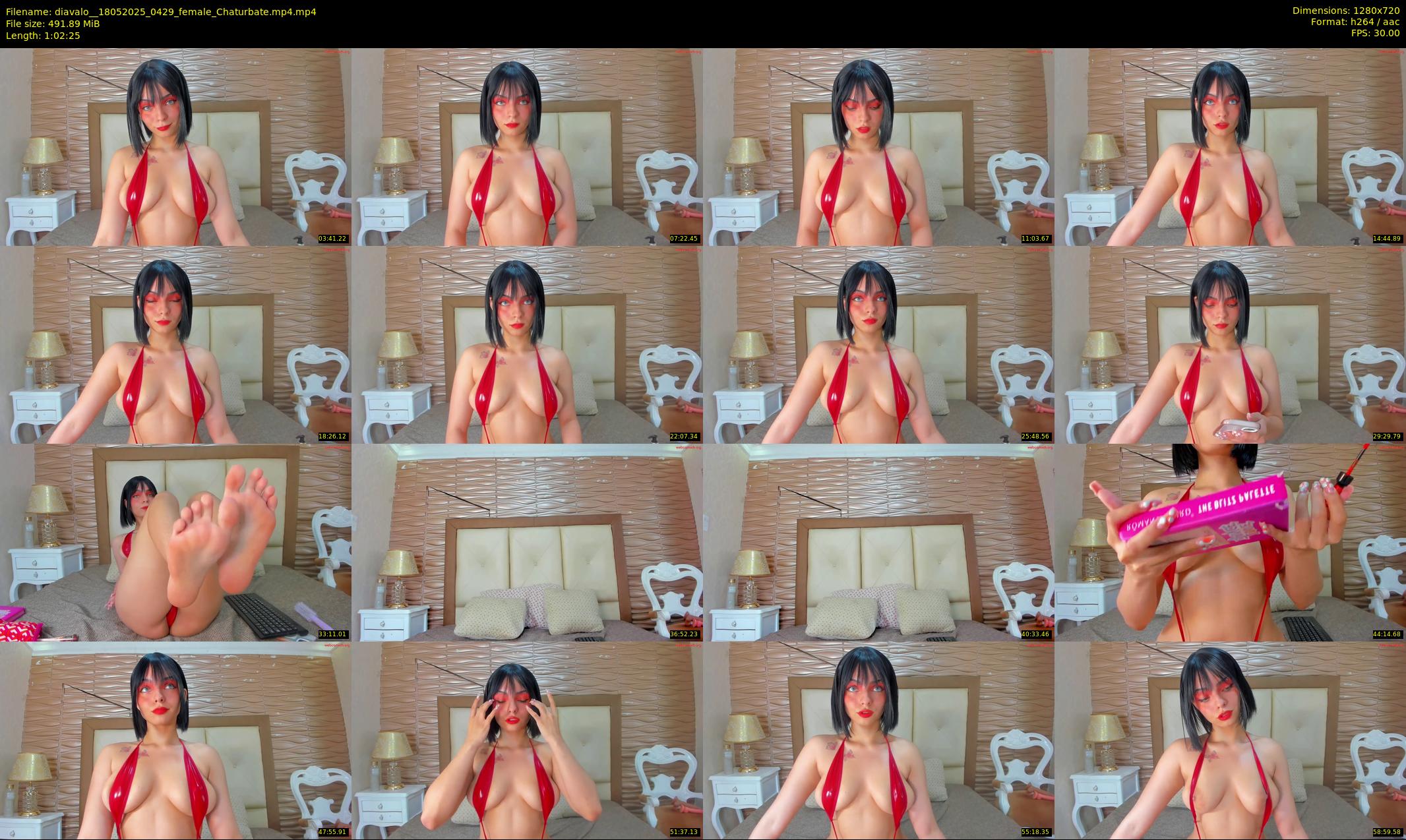 diavalo_ — 63 minute Chaturbate female cam show recording, 720p, May 18, 2025
