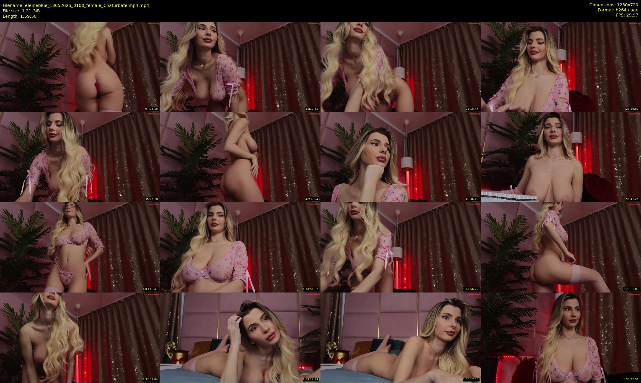 eleineblue — 120 minute Chaturbate female cam show recording, 720p, May 18, 2025