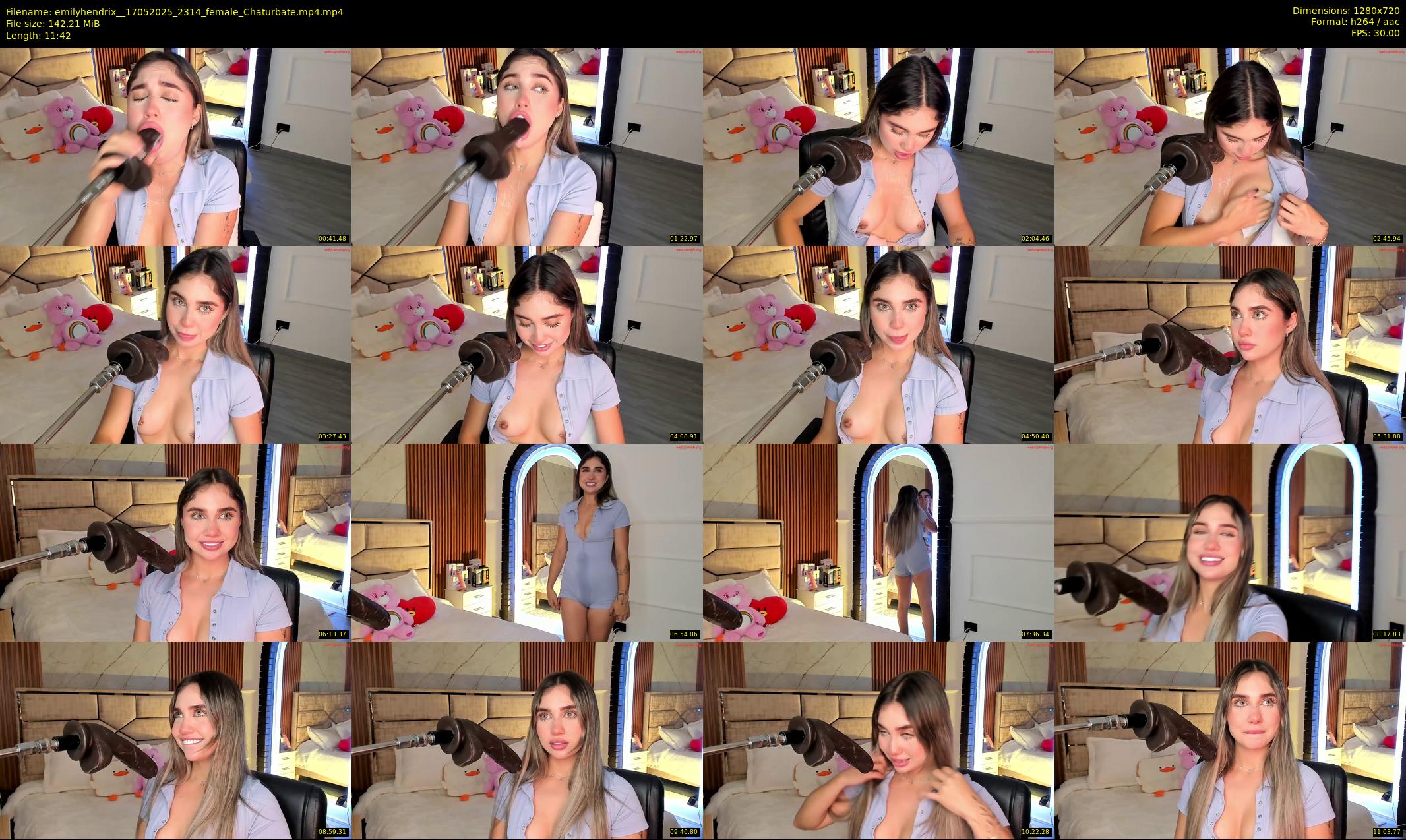 emilyhendrix_ — 12 minute Chaturbate couple cam show recording, 720p, May 17, 2025