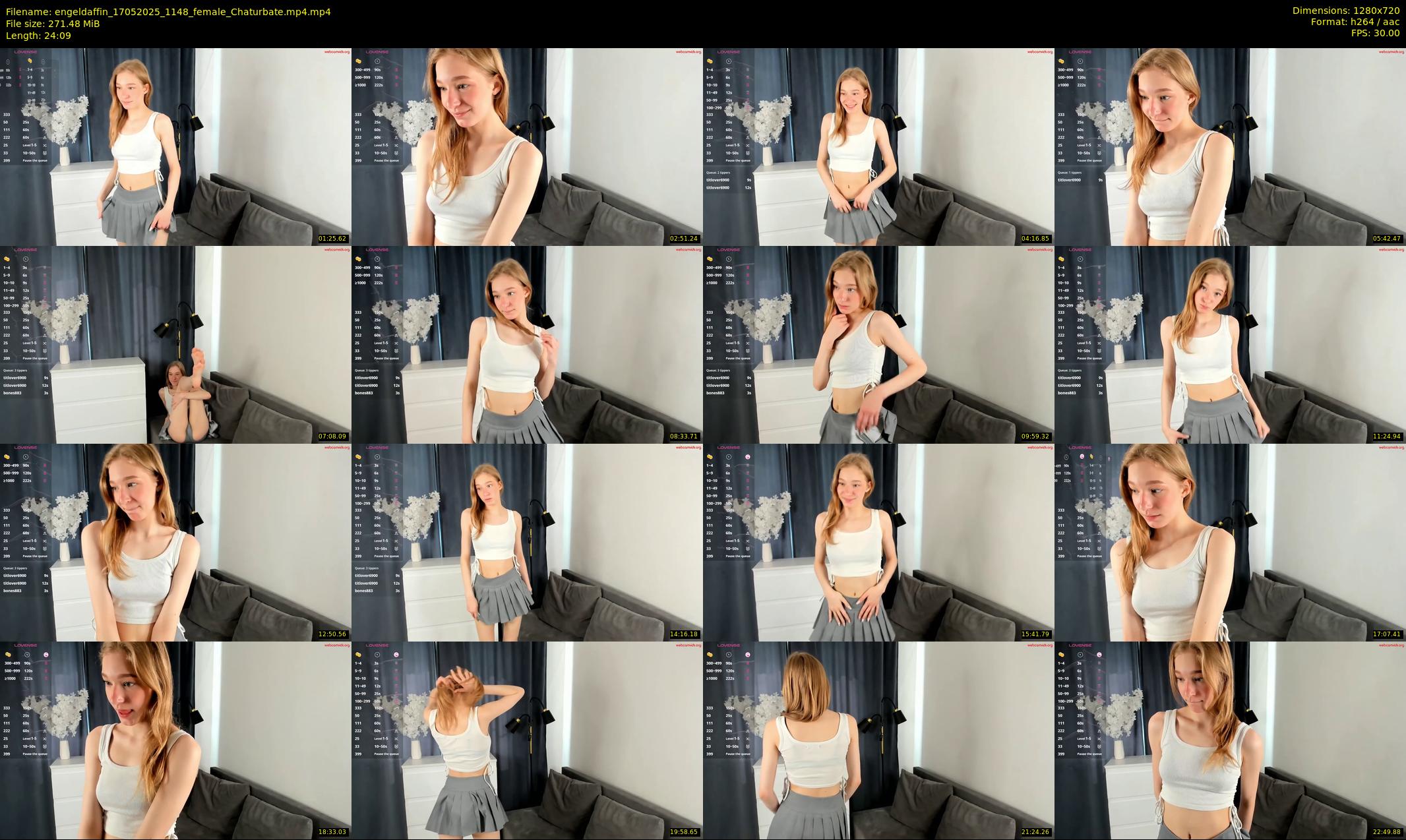 engeldaffin — 25 minute Chaturbate female cam show recording, 720p, May 17, 2025