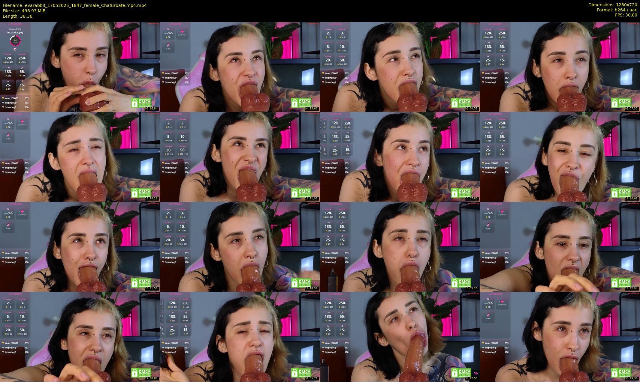 evarabbit — 39 minute Chaturbate female cam show recording, 720p, May 17, 2025