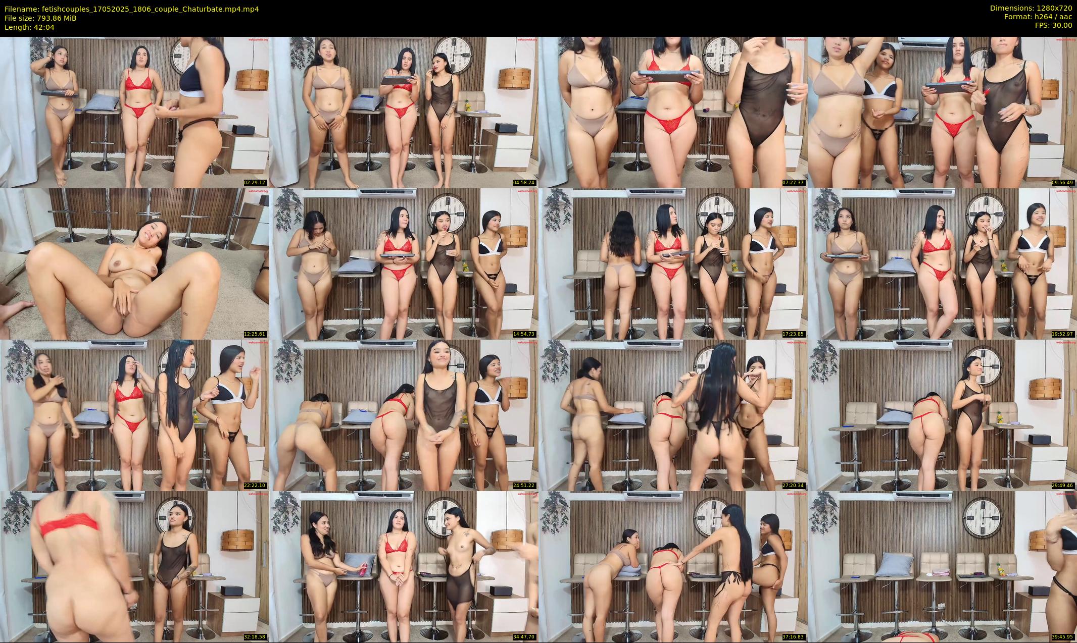 fetishcouples — 43 minute Chaturbate couple cam show recording, 720p, May 17, 2025