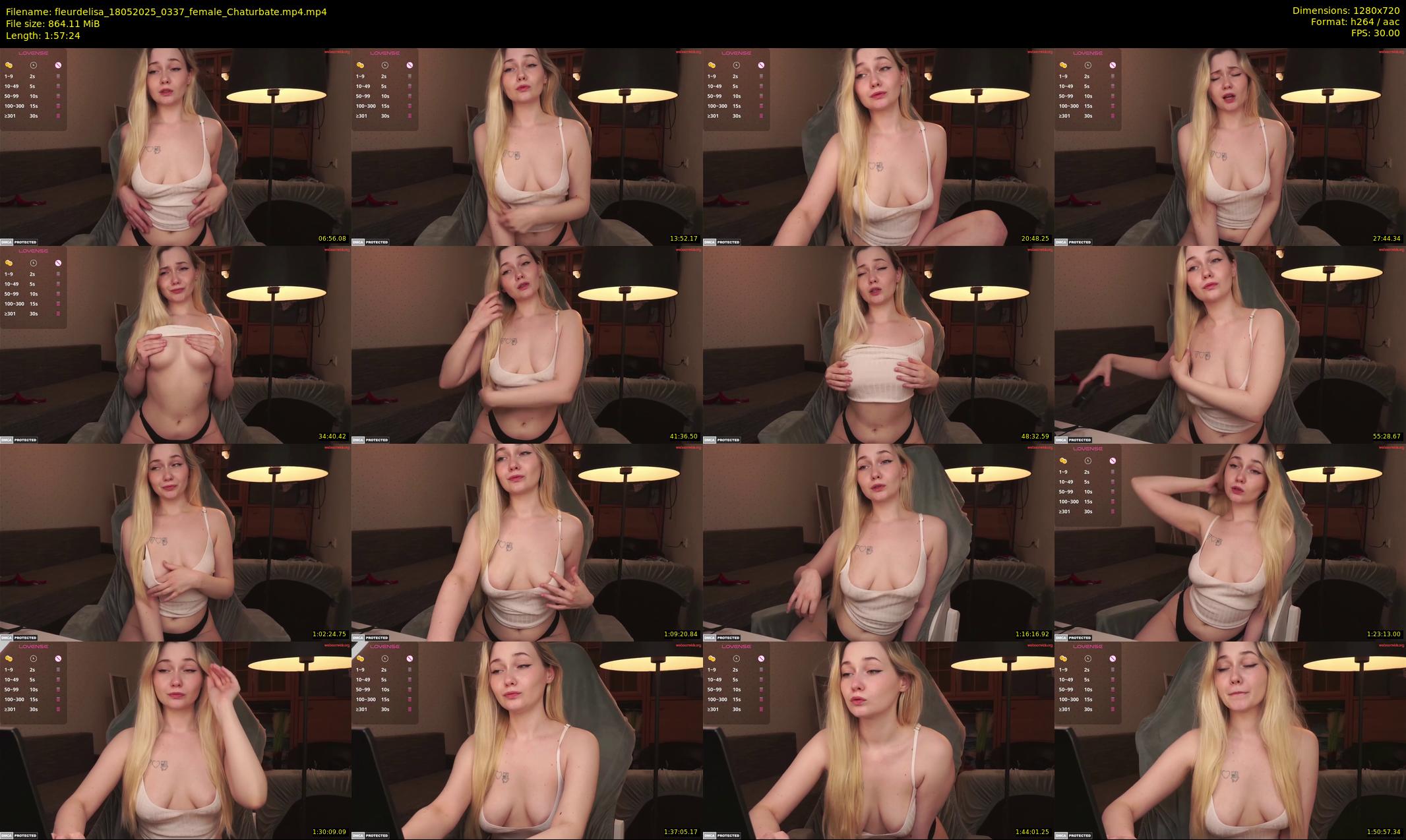 fleurdelisa — 118 minute Chaturbate female cam show recording, 720p, May 18, 2025