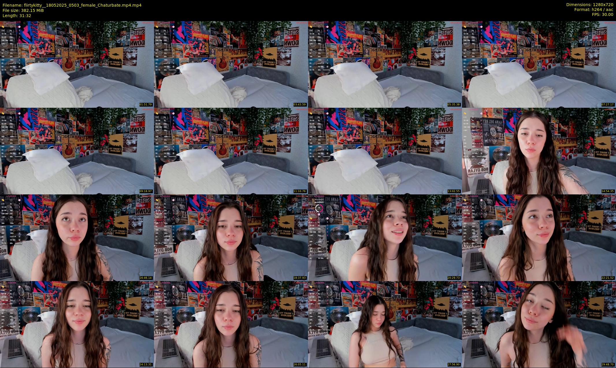 flirtykitty_ — 32 minute Chaturbate female cam show recording, 720p, May 18, 2025