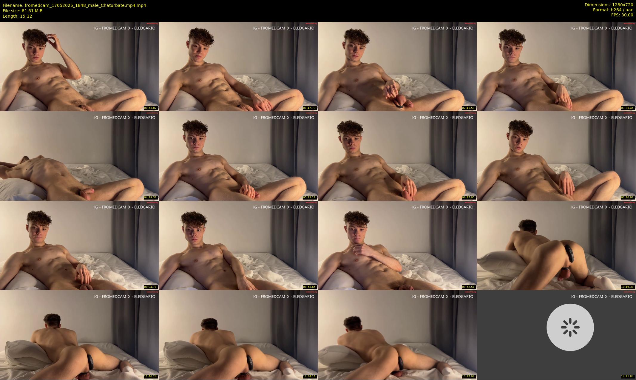 fromedcam — 16 minute Chaturbate male cam show recording, 720p, May 17, 2025