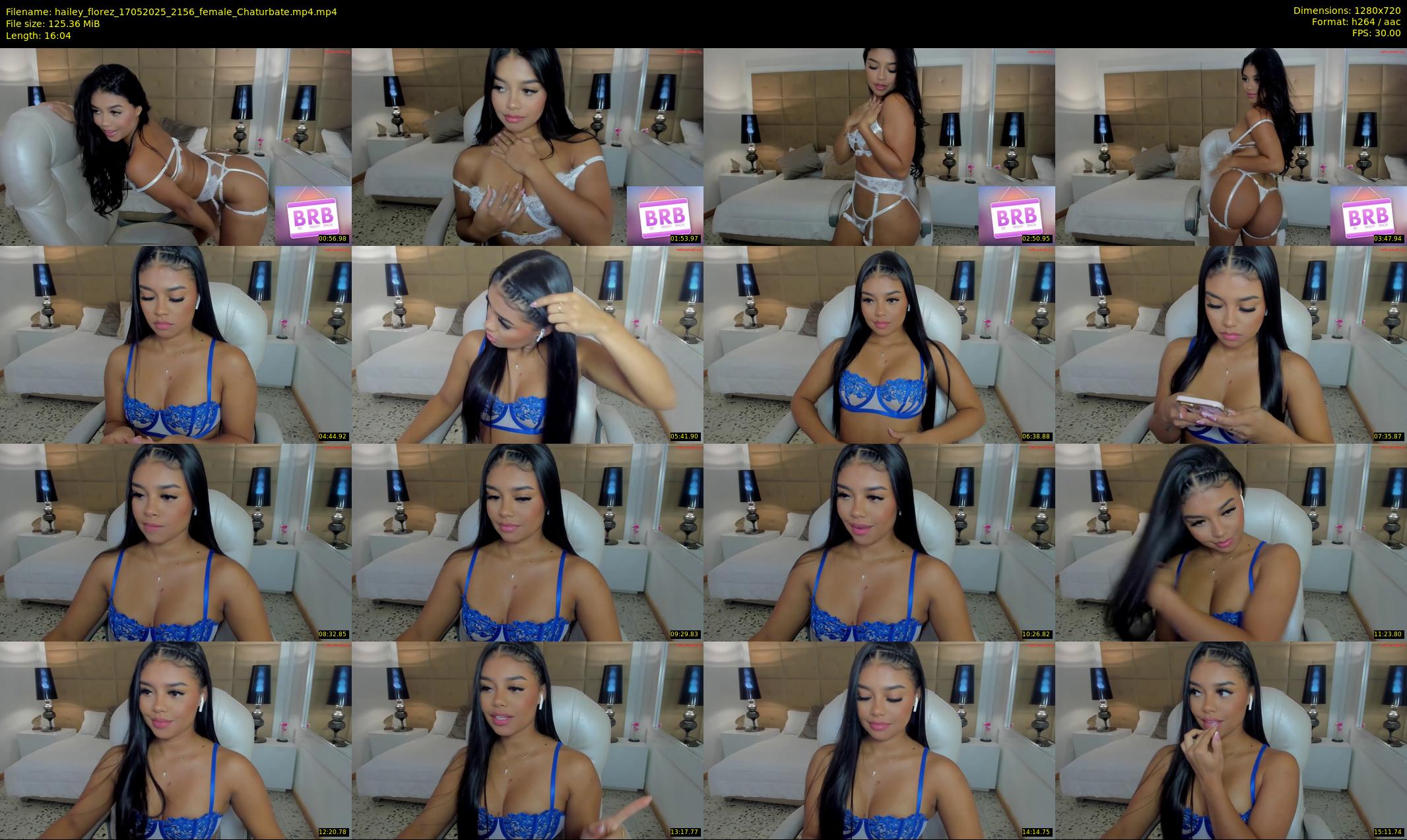 hailey_florez — 17 minute Chaturbate female cam show recording, 720p, May 17, 2025