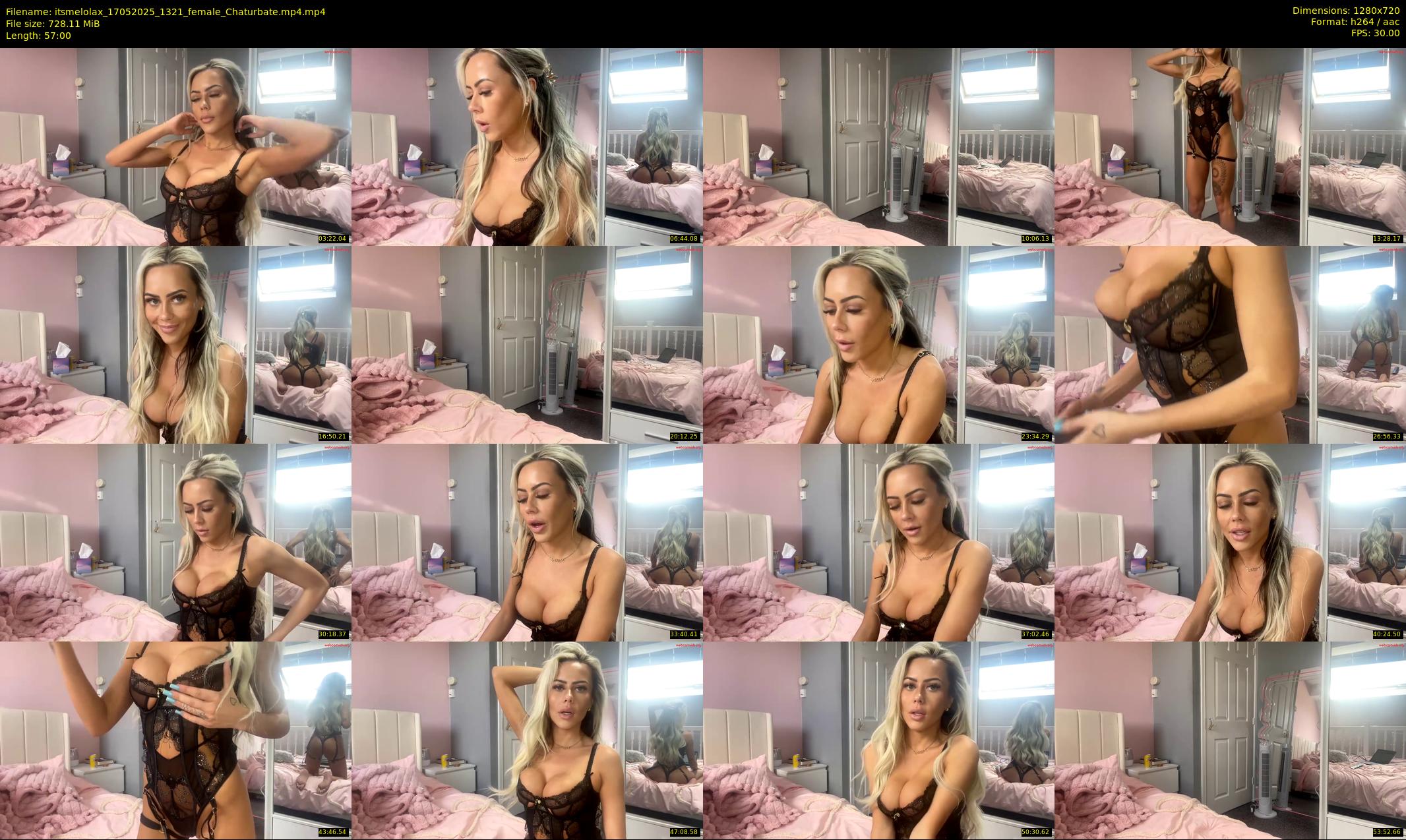 itsmelolax — 57 minute Chaturbate female cam show recording, 720p, May 17, 2025