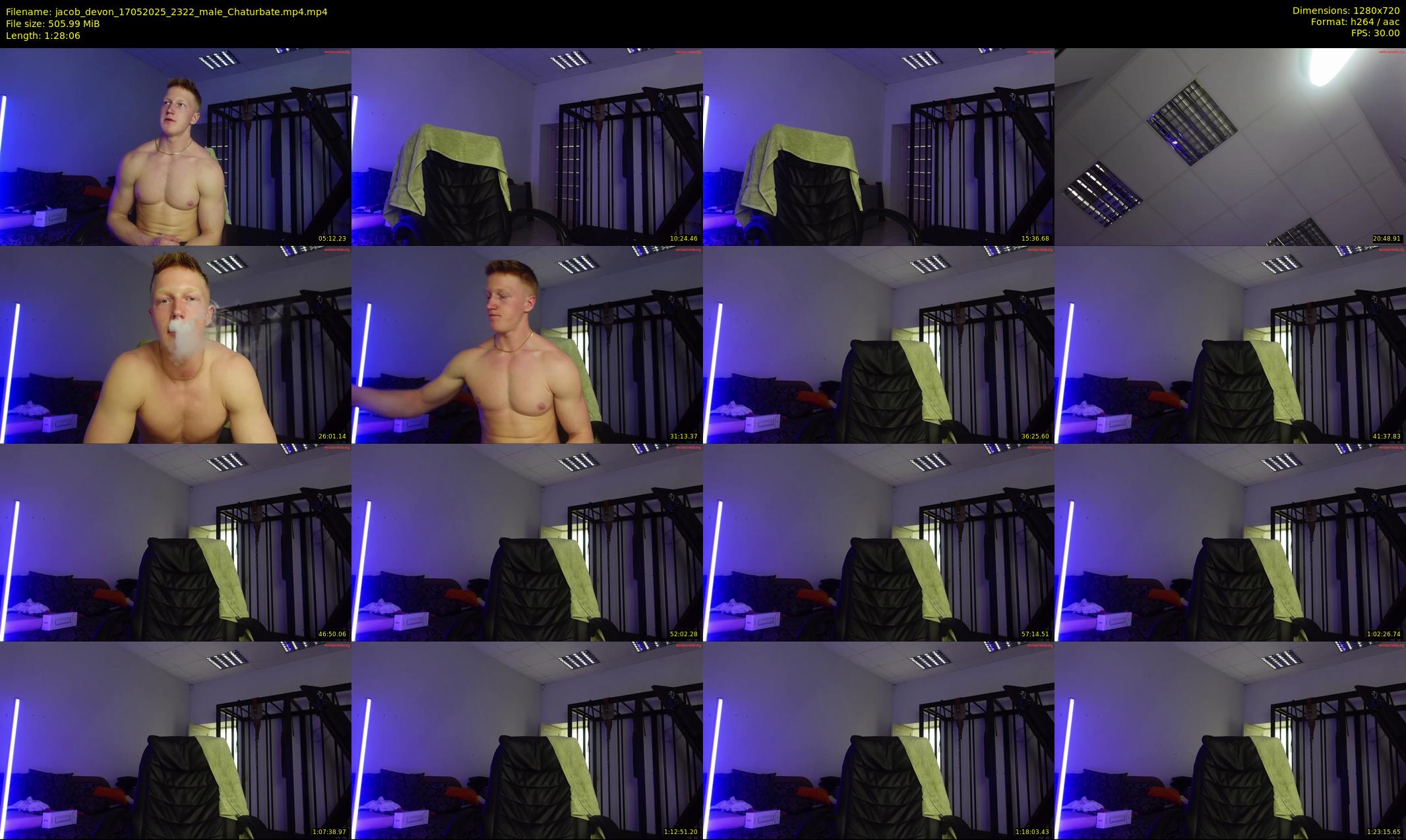 jacob_devon — 89 minute Chaturbate male cam show recording, 720p, May 17, 2025