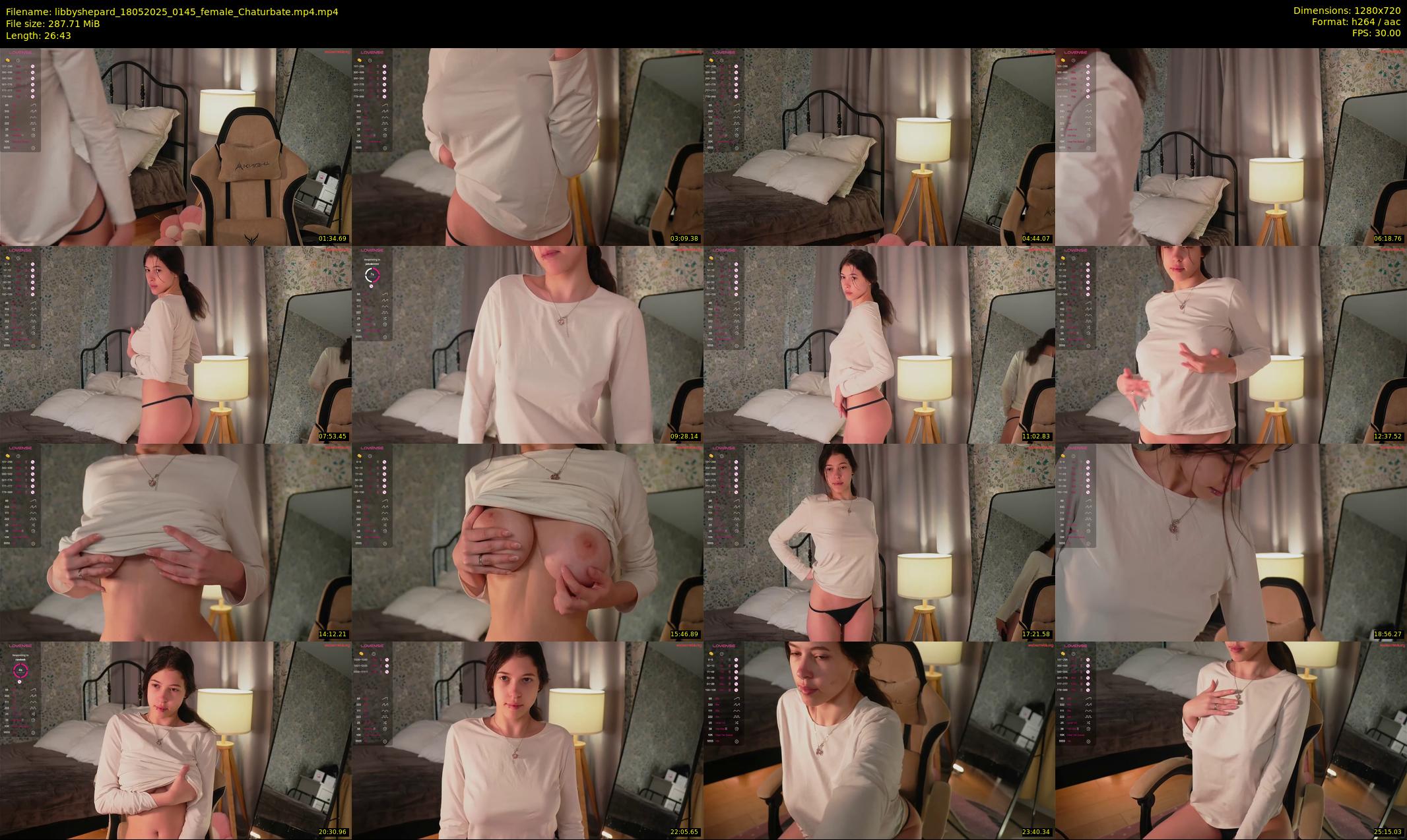libbyshepard — 27 minute Chaturbate female cam show recording, 720p, May 18, 2025