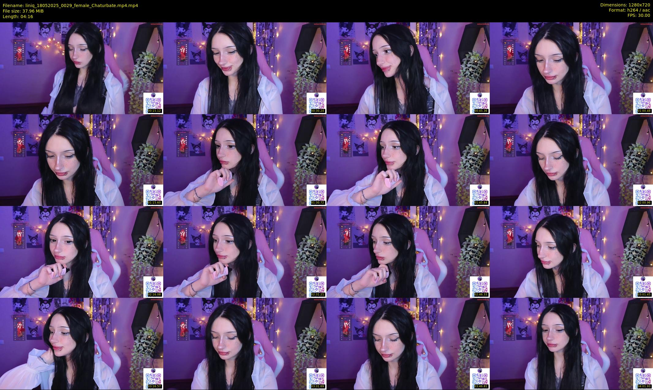 liniq — 5 minute Chaturbate female cam show recording, 720p, May 18, 2025