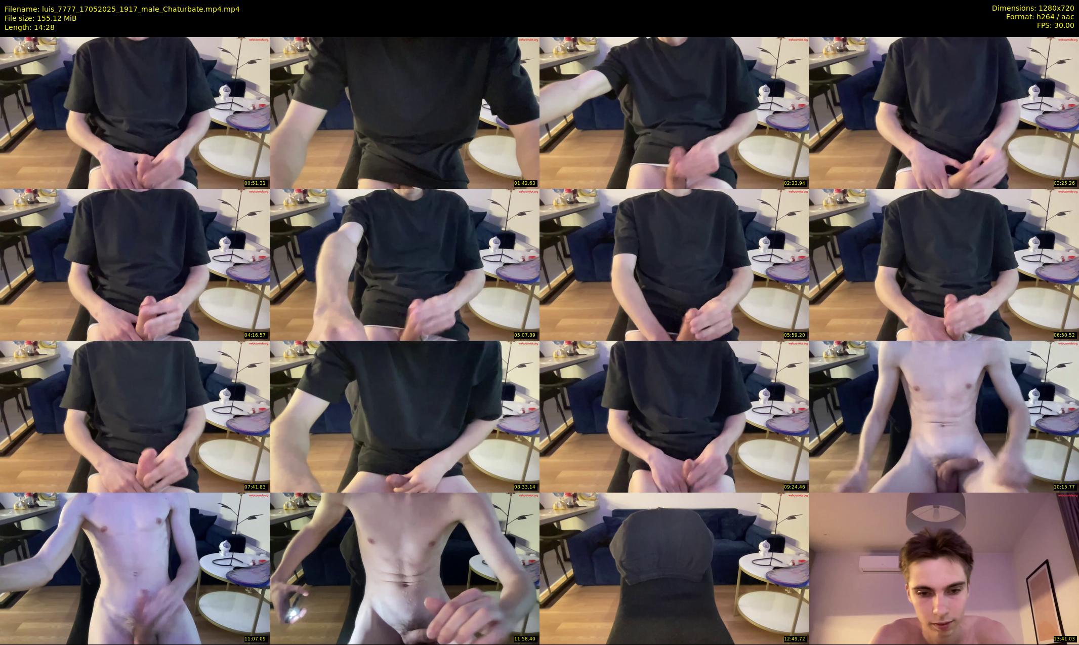 luis_7777 — 15 minute Chaturbate male cam show recording, 720p, May 17, 2025