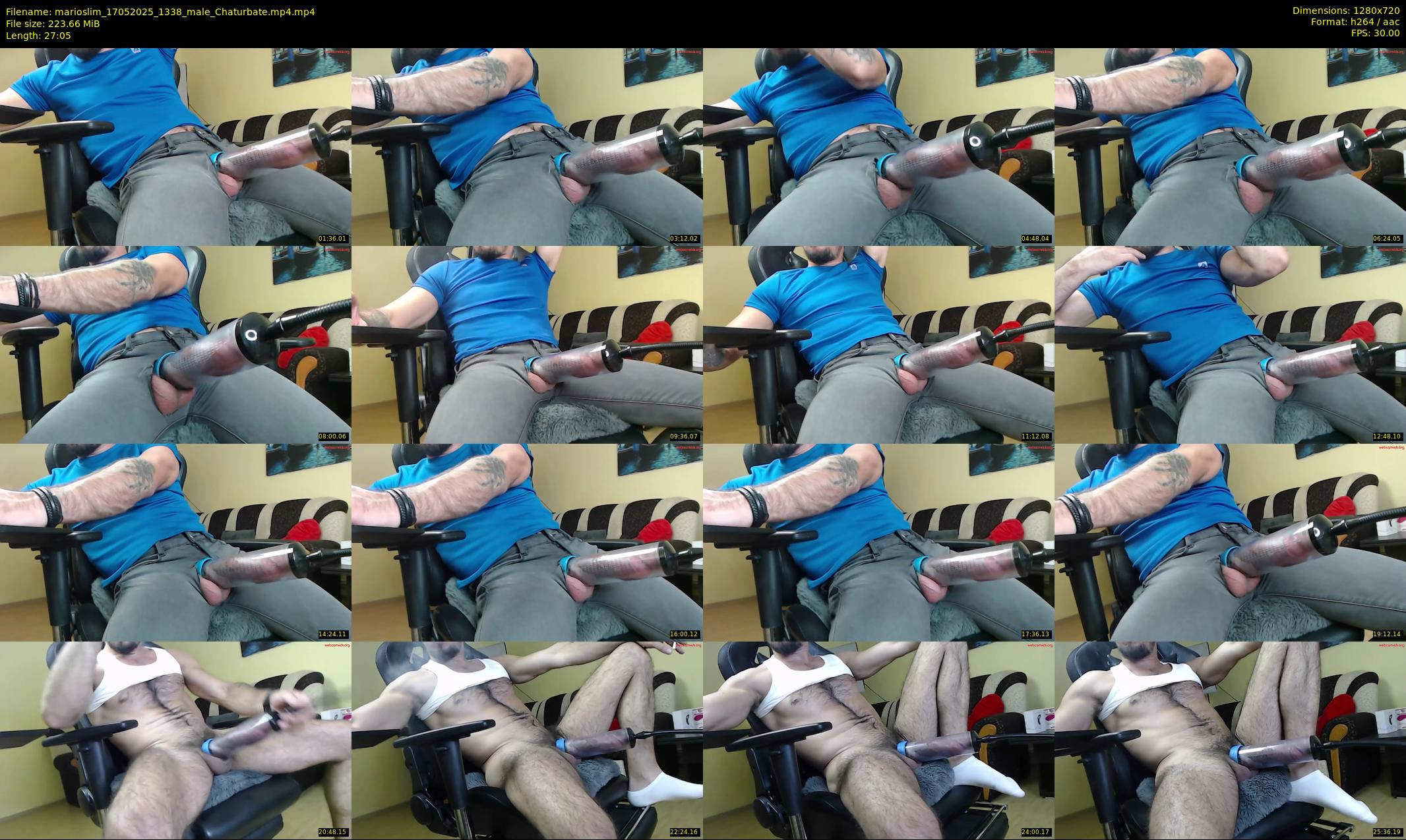 marioslim — 28 minute Chaturbate male cam show recording, 720p, May 17, 2025