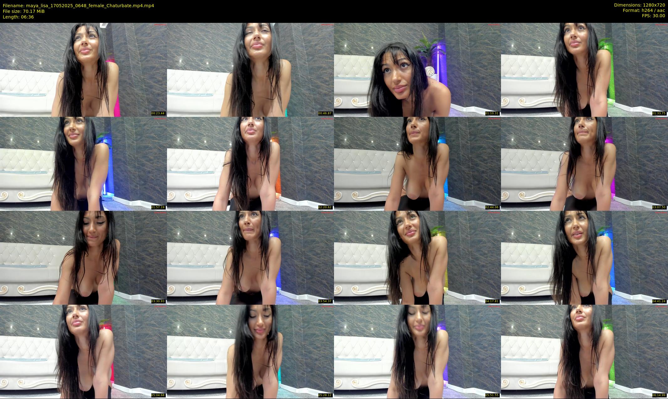 maya_lisa — 7 minute Chaturbate female cam show recording, 720p, May 17, 2025
